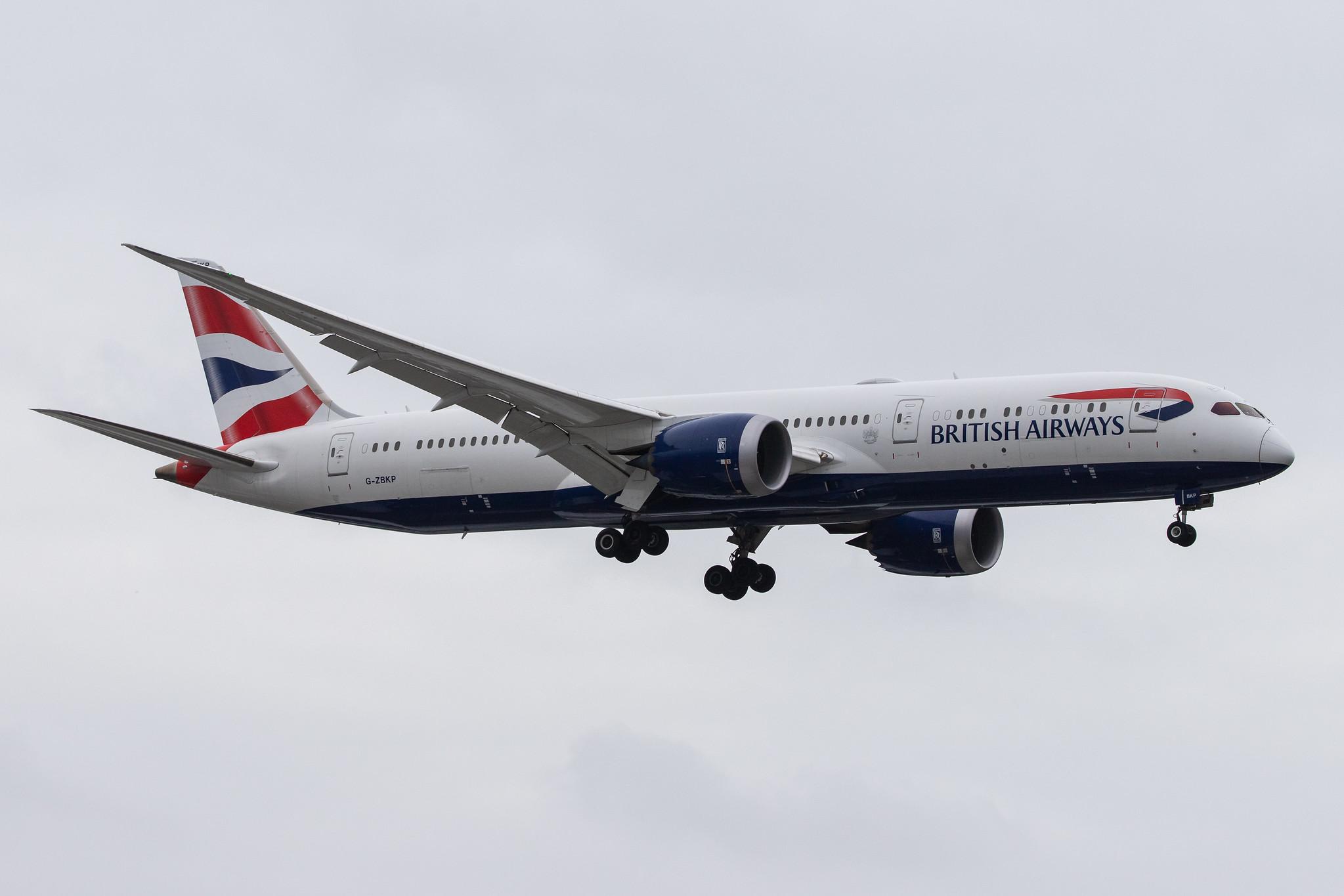 London Heathrow Airport: British Airways (BA / BAW) |  Boeing 787-9 Dreamliner B789 | G-ZBKP | MSN 38632