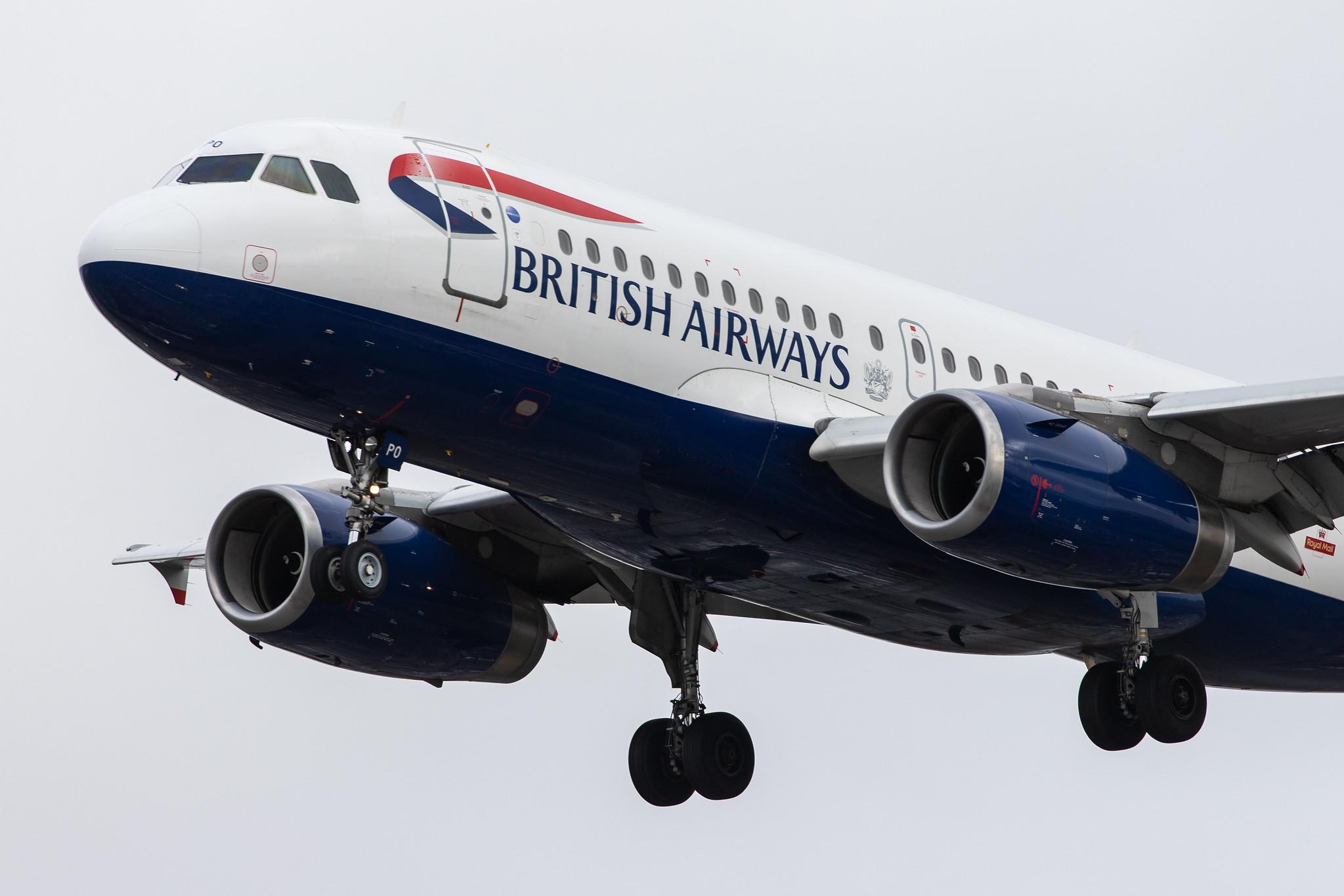 London Heathrow Airport: British Airways (BA / BAW) |  Airbus A319-131 A319 | G-EUPO | MSN 1279