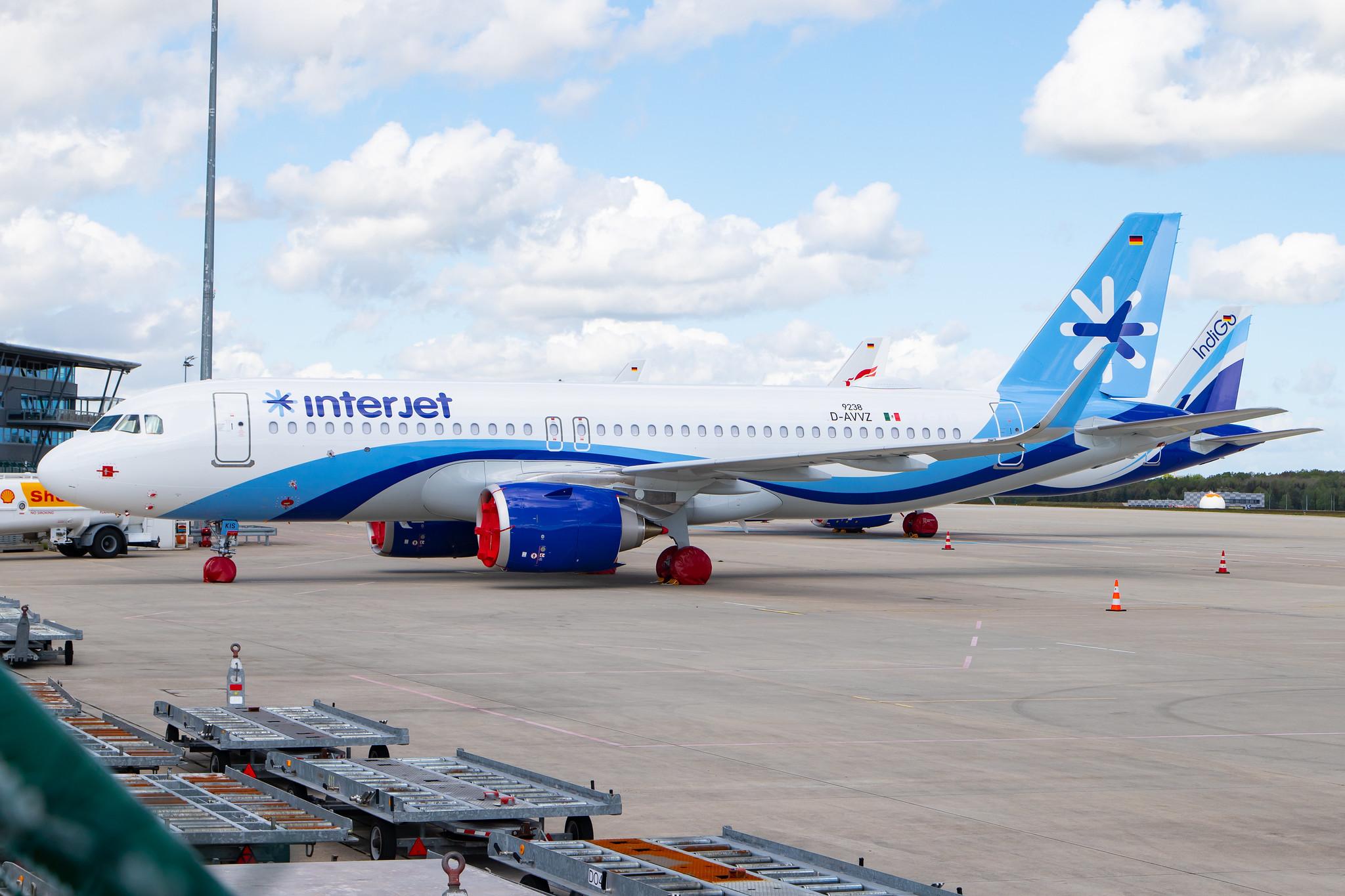 Flughafen Rostock-Laage: Interjet (4O / AIJ) | Airbus A320-251N A20N | D-AVVZ | MSN 9238