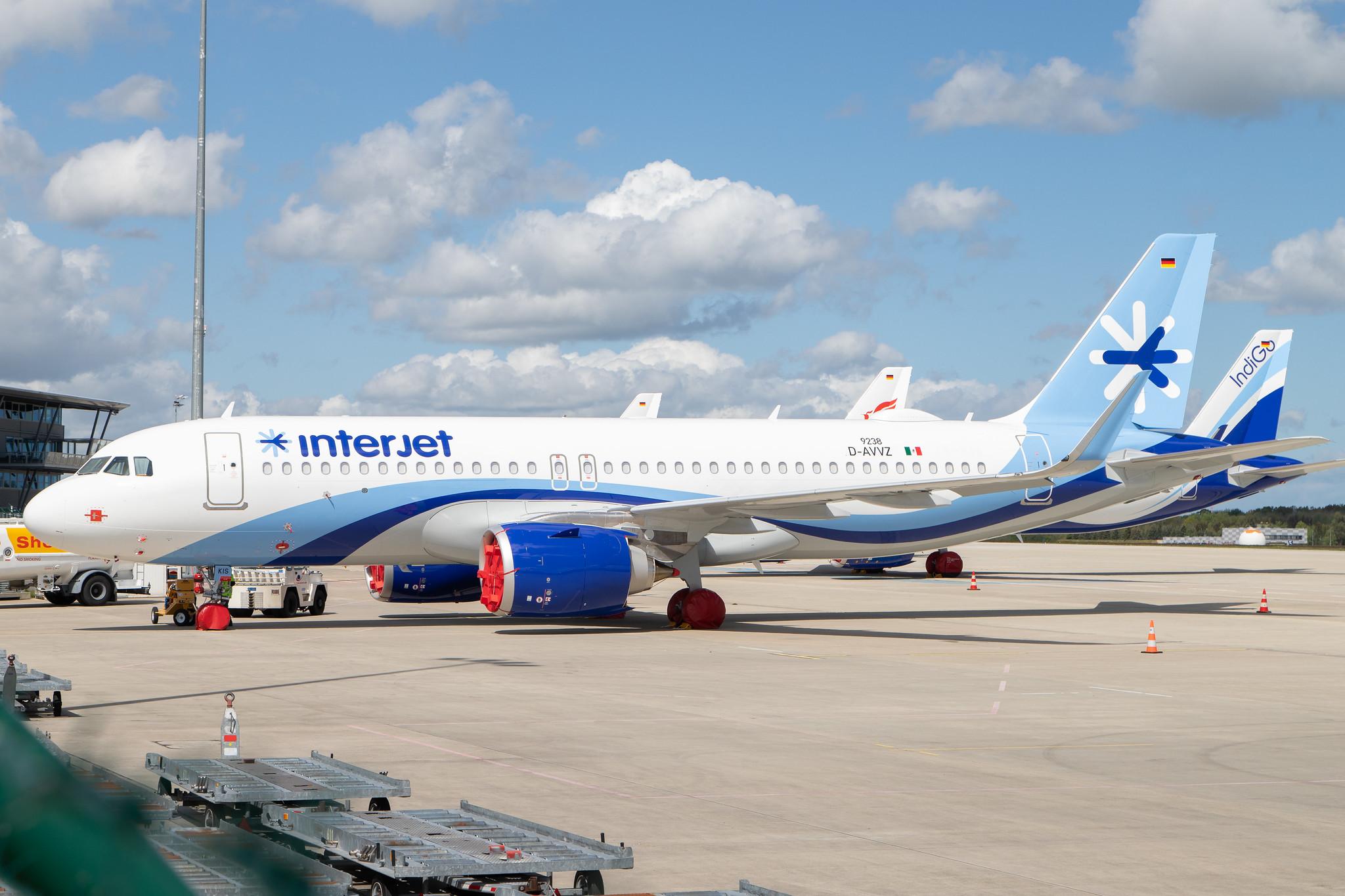 Flughafen Rostock-Laage: Interjet (4O / AIJ) | Airbus A320-251N A20N | D-AVVZ | MSN 9238