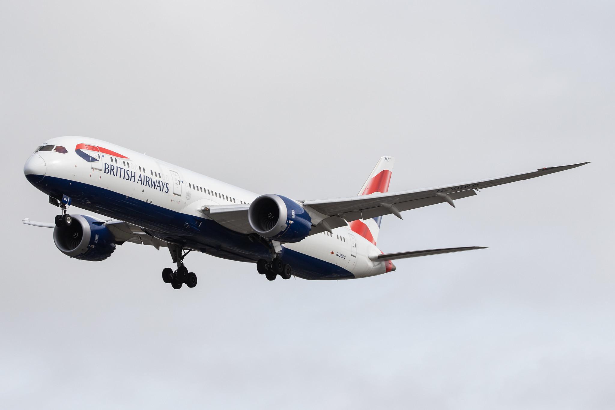 London Heathrow Airport: British Airways (BA / BAW) |  Boeing 787-9 Dreamliner B789 | G-ZBKC | MSN 38621