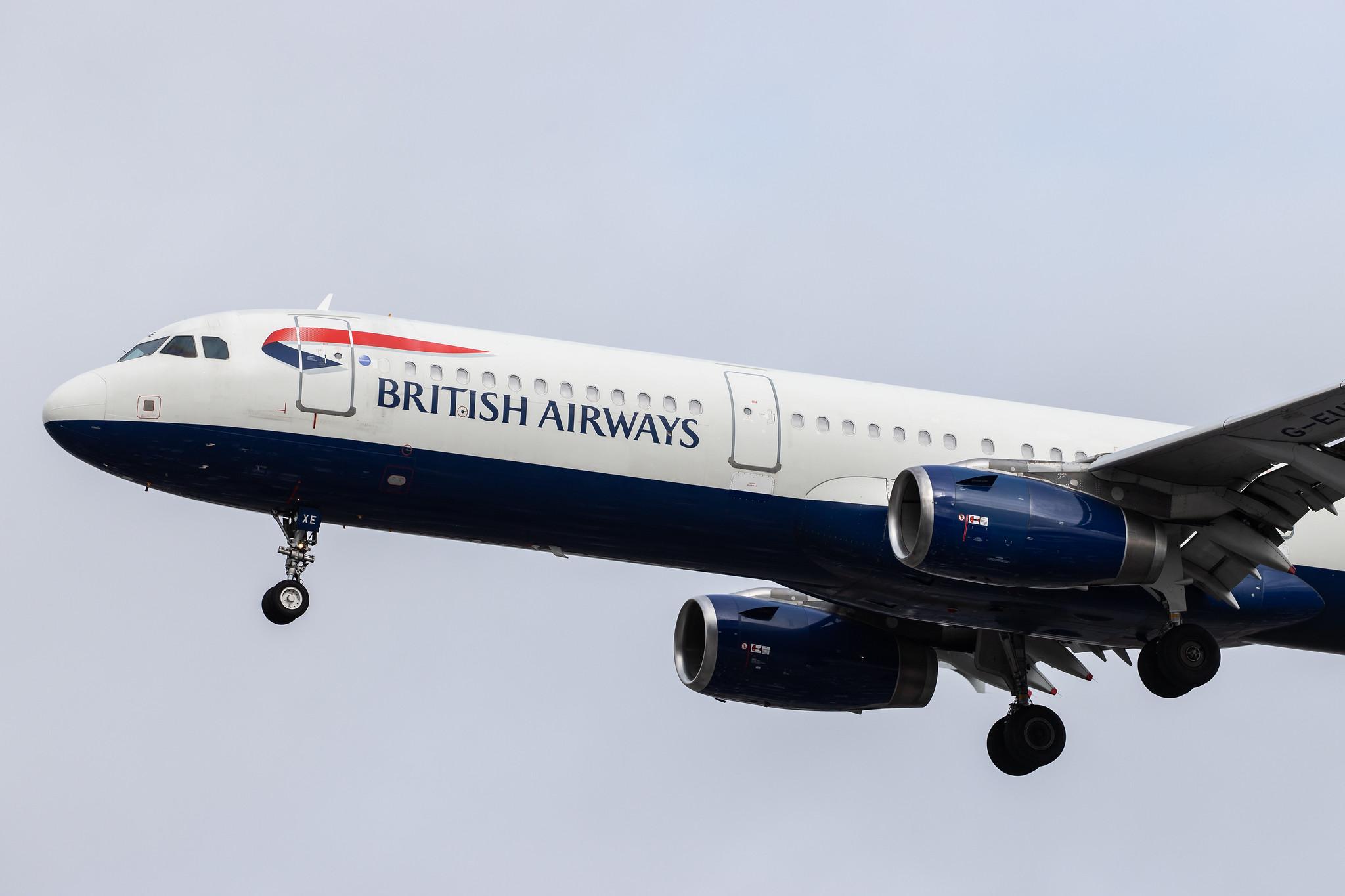 London Heathrow Airport: British Airways (BA / BAW) |  Airbus A321-231 A321 | G-EUXE | MSN 2323