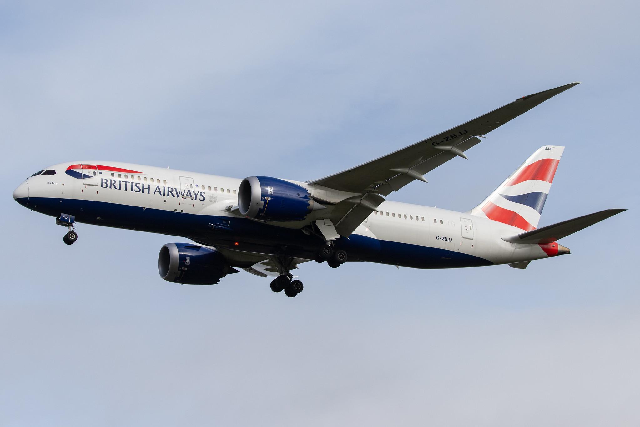 London Heathrow Airport: British Airways (BA / BAW) |  Boeing 787-8 Dreamliner B788 | G-ZBJJ | MSN 60629