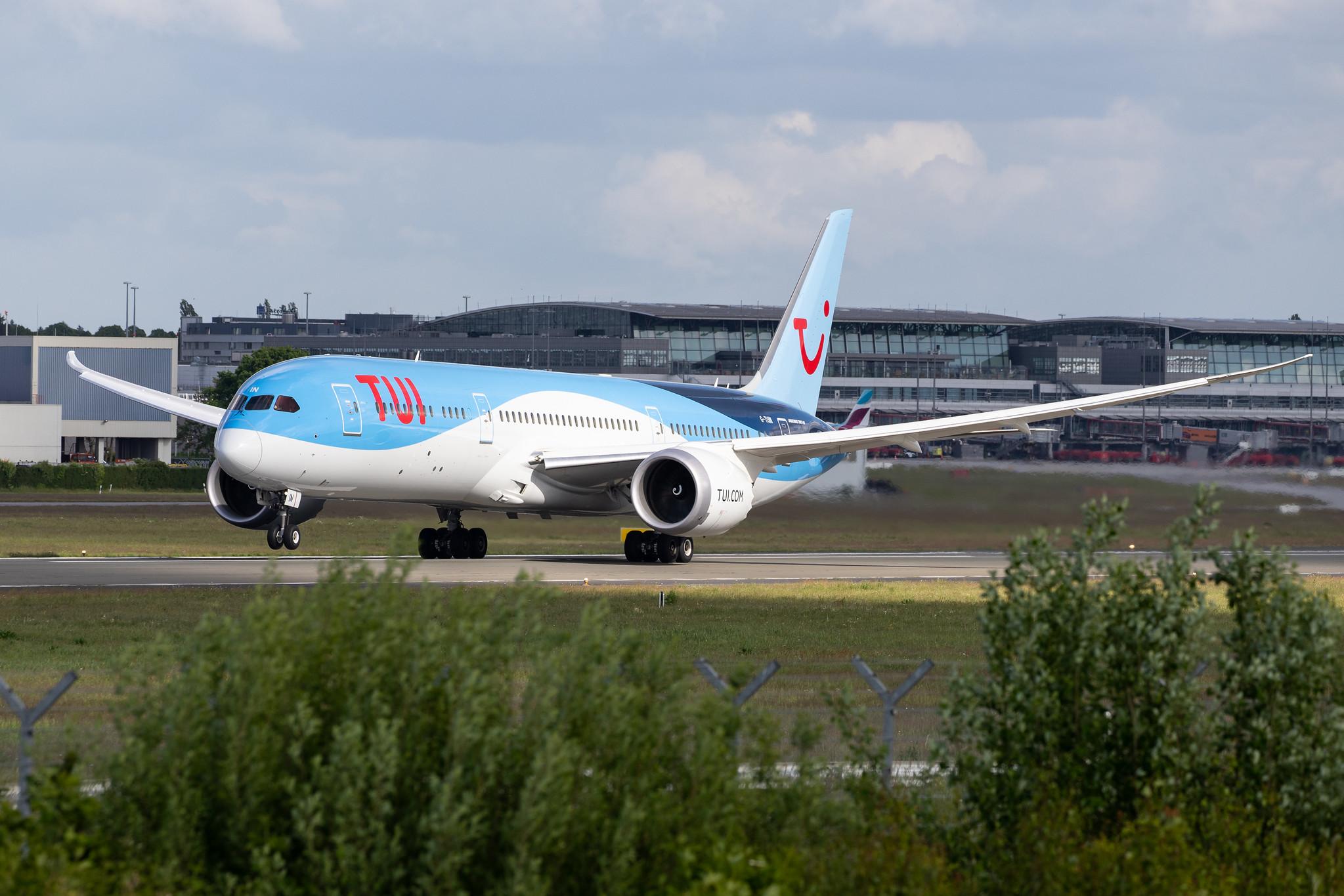 Hamburg Airport: TUI (X3 / TUI) | Operator: TUI Airways |  Boeing 787-9 Dreamliner B789 | G-TUIN | MSN 64293