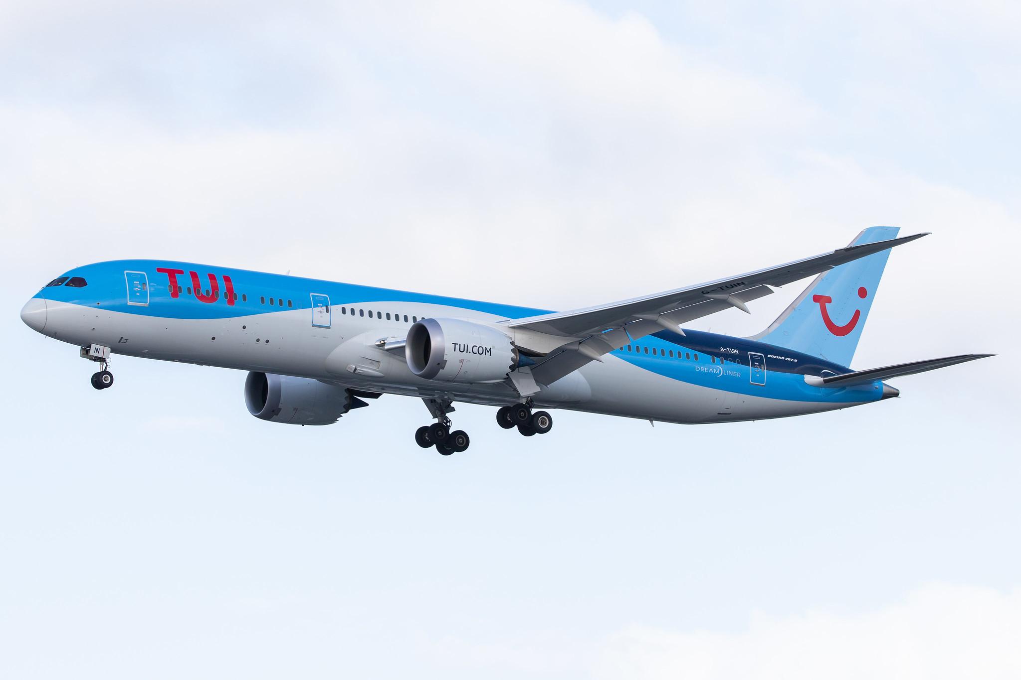 Hamburg Airport: TUI (X3 / TUI) | Operator: TUI Airways |  Boeing 787-9 Dreamliner B789 | G-TUIN | MSN 64293