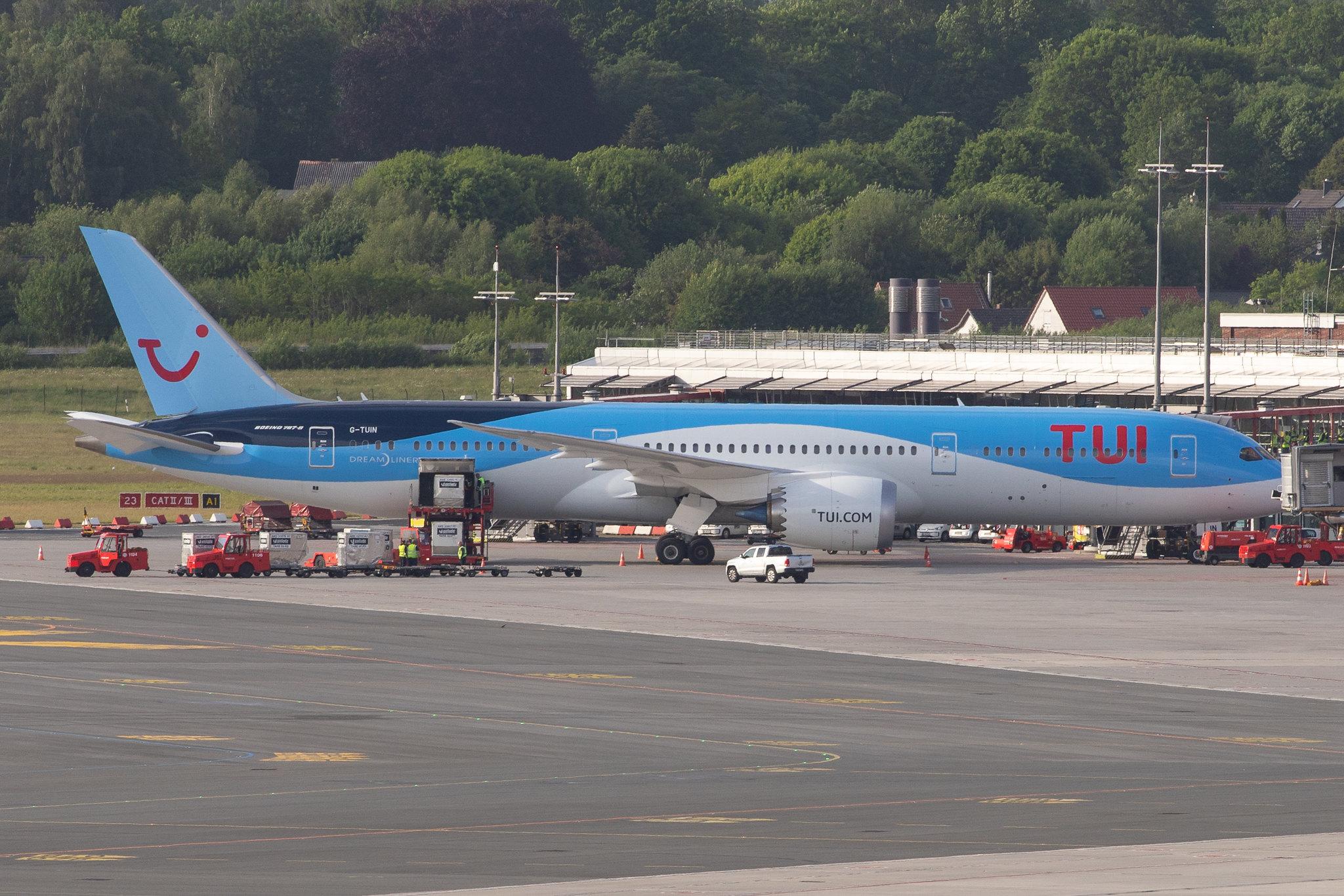 Hamburg Airport: TUI (X3 / TUI) | Operator: TUI Airways |  Boeing 787-9 Dreamliner B789 | G-TUIN | MSN 64293