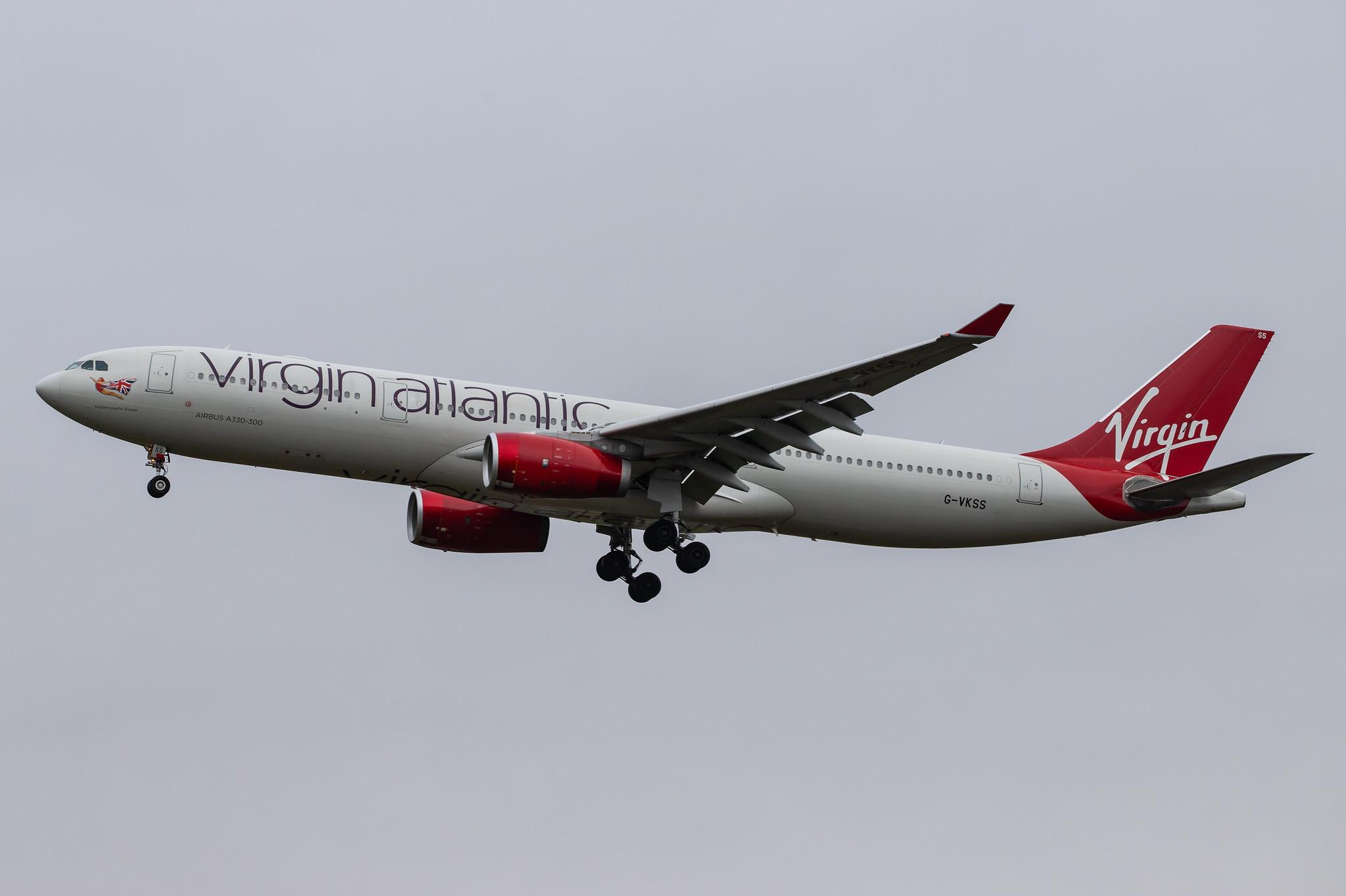 London Heathrow Airport: Virgin Atlantic (VS / VIR) |  Airbus A330-343 A333 | G-VKSS | MSN 1201