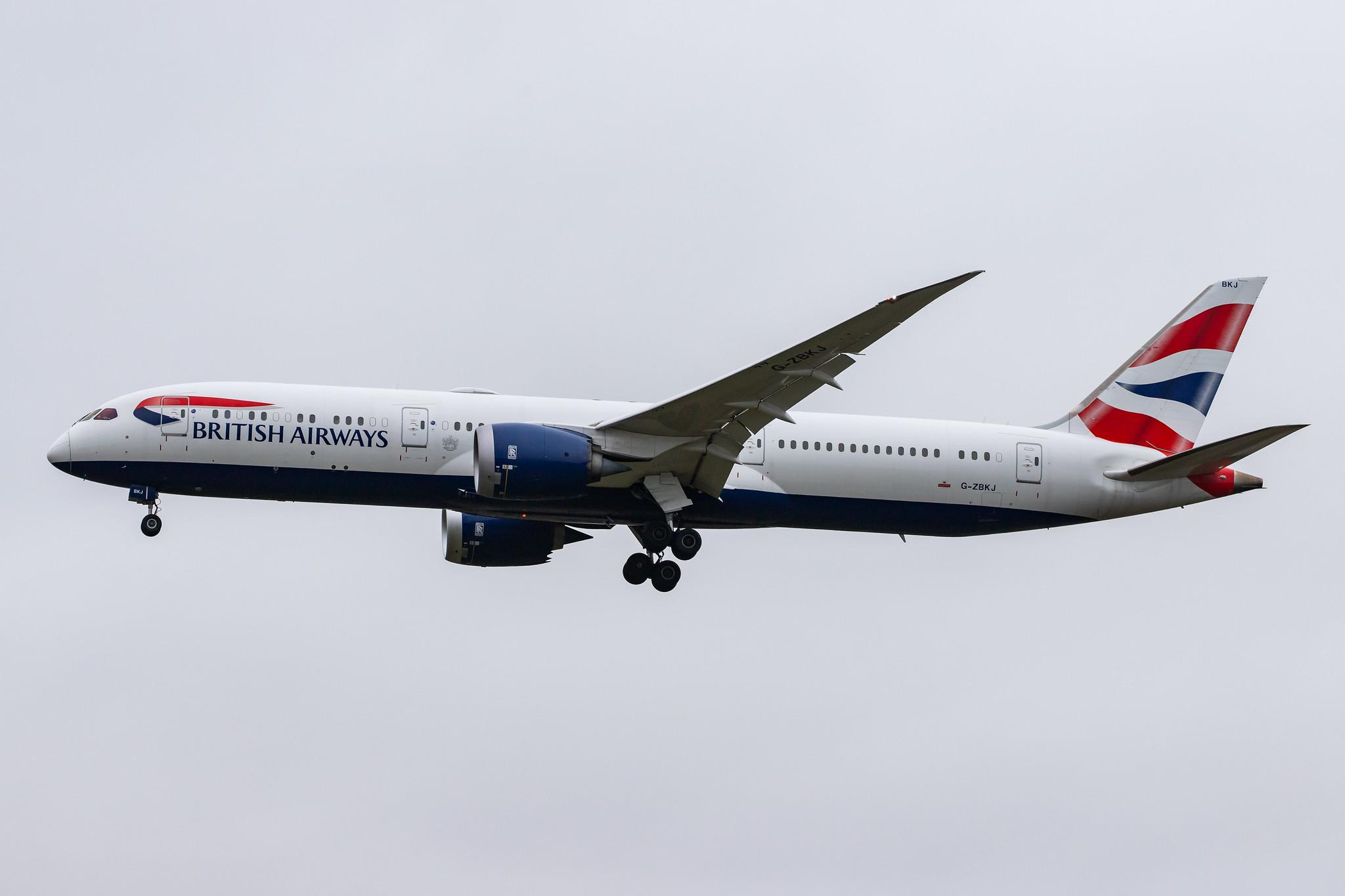London Heathrow Airport: British Airways (BA / BAW) |  Boeing 787-9 Dreamliner B789 | G-ZBKJ | MSN 38626