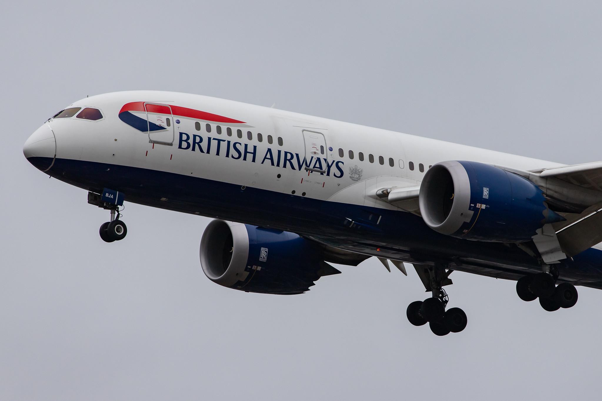 London Heathrow Airport: British Airways (BA / BAW) |  Boeing 787-8 Dreamliner B788 | G-ZBJA | MSN 38609