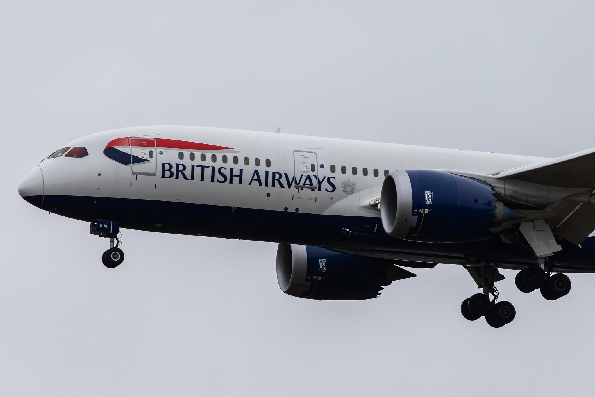 London Heathrow Airport: British Airways (BA / BAW) |  Boeing 787-8 Dreamliner B788 | G-ZBJK | MSN 60630