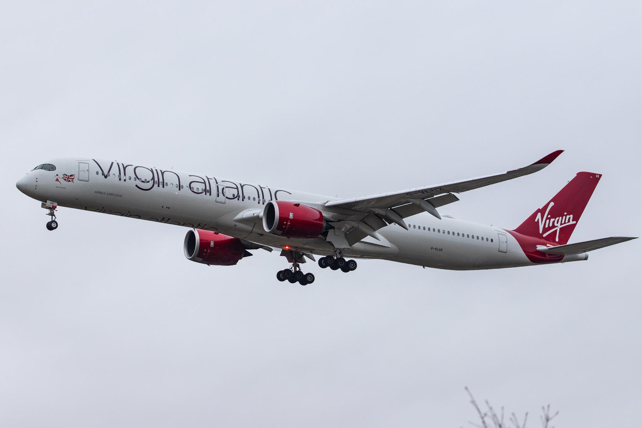 London Heathrow Airport: Virgin Atlantic (VS / VIR) |  Airbus A350-1041 A35K | G-VLUX | MSN 274