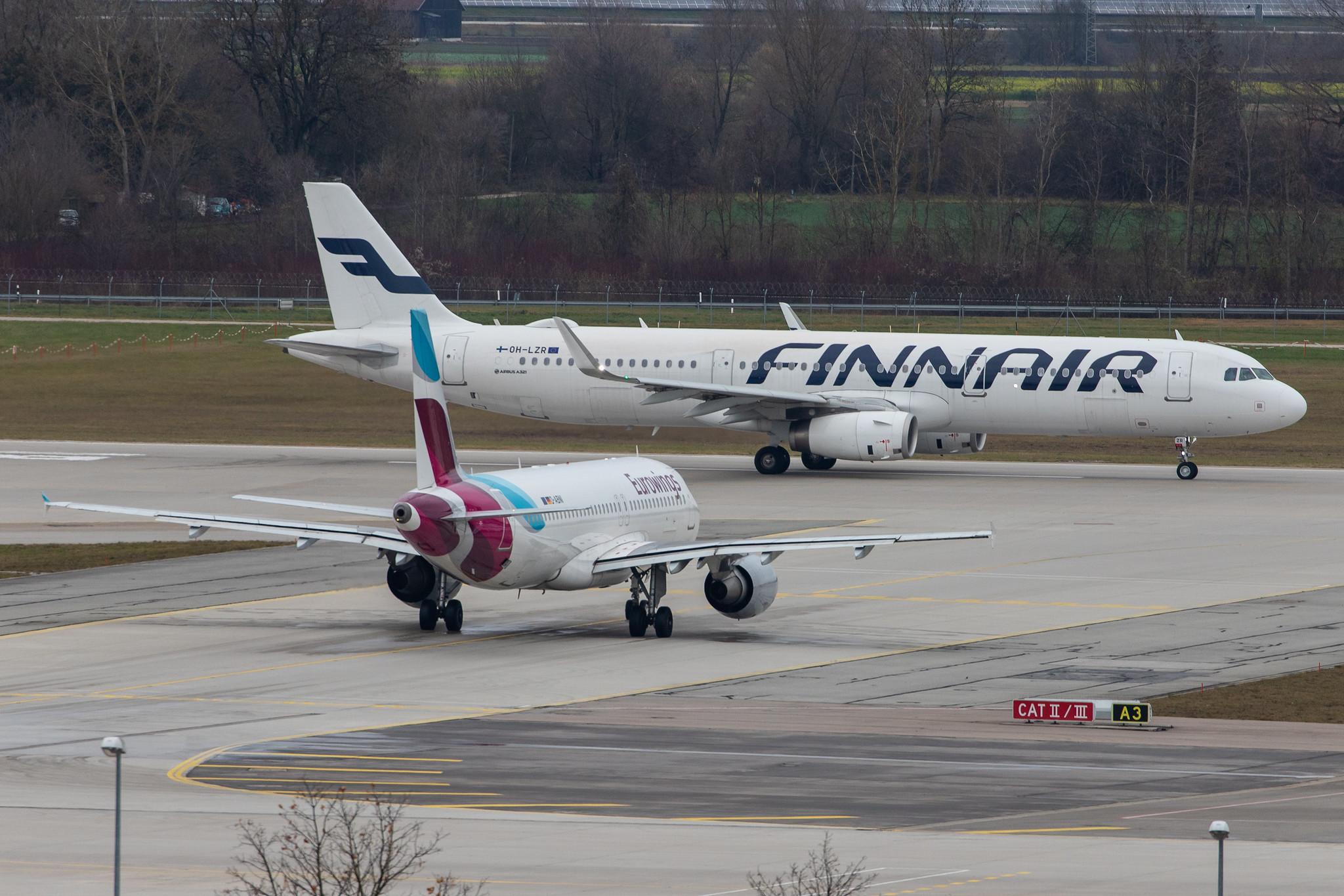 Munich Airport: Finnair (AY / FIN) |  Airbus A321-231 A321 | OH-LZR | MSN 7981