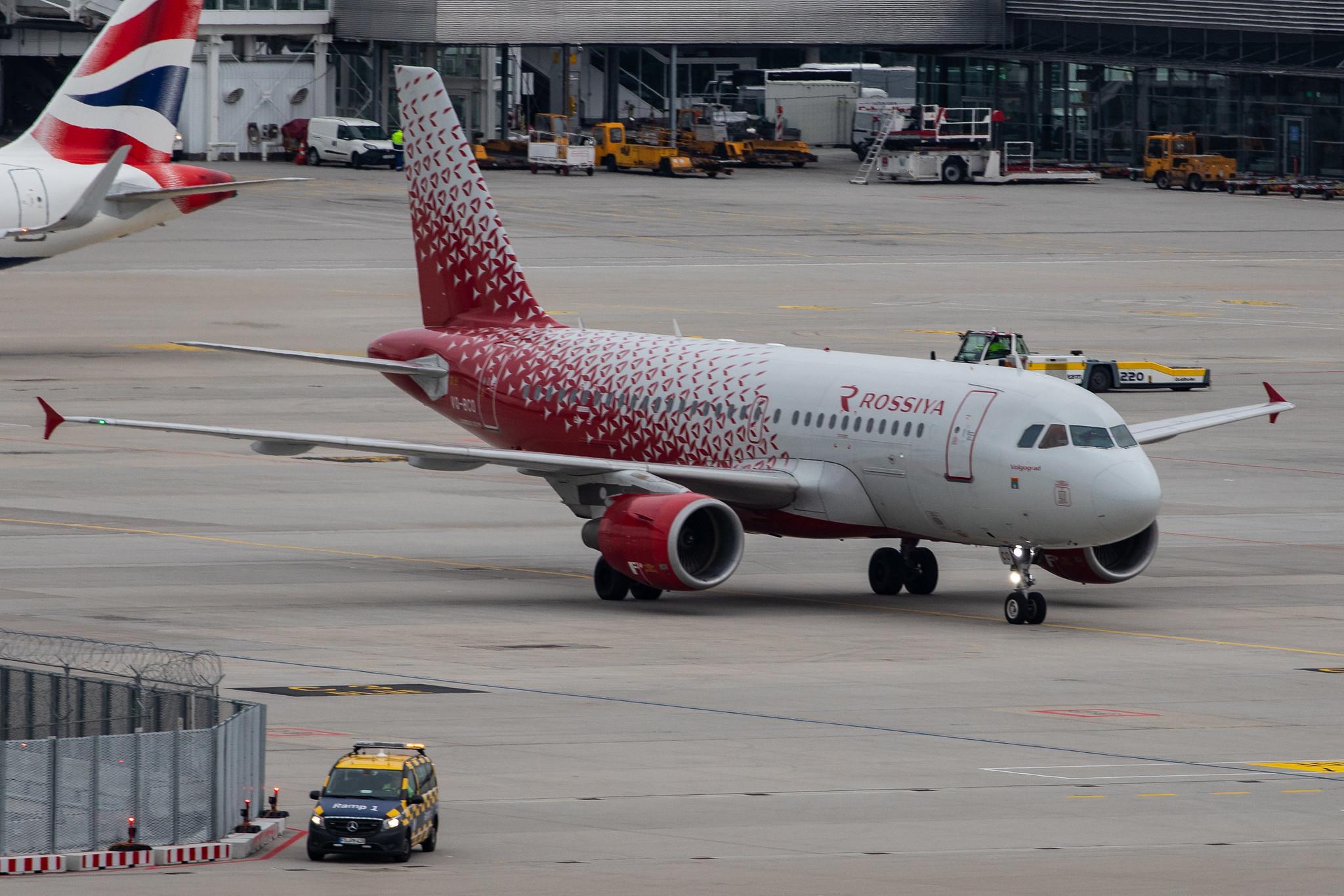 Munich Airport: Rossiya (FV / SDM) |  Airbus A319-111 A319 | VQ-BCO | MSN 03942