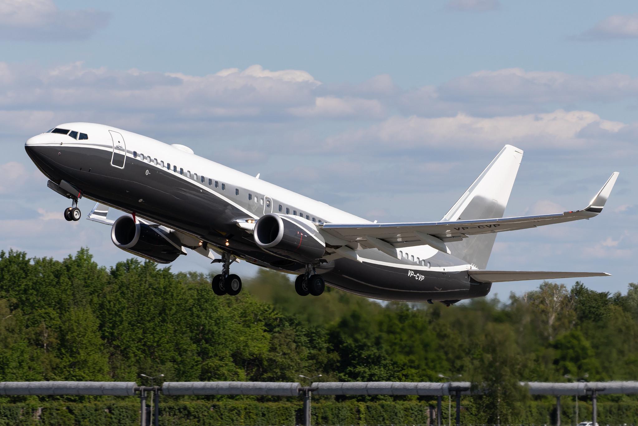 Hamburg Airport: Private Owner |  Boeing 737-8LX(BBJ2) B738 | VP-CVP | MSN 39899