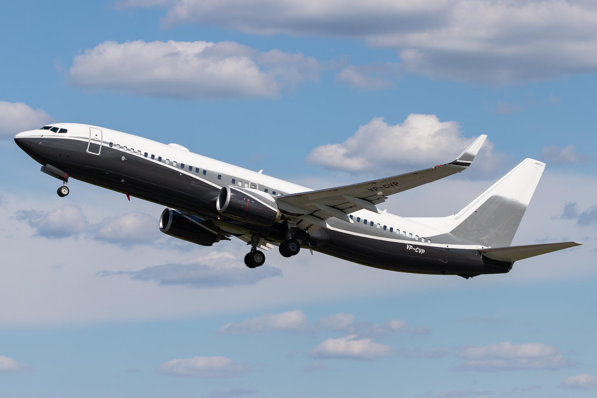 Hamburg Airport: Private Owner |  Boeing 737-8LX(BBJ2) B738 | VP-CVP | MSN 39899