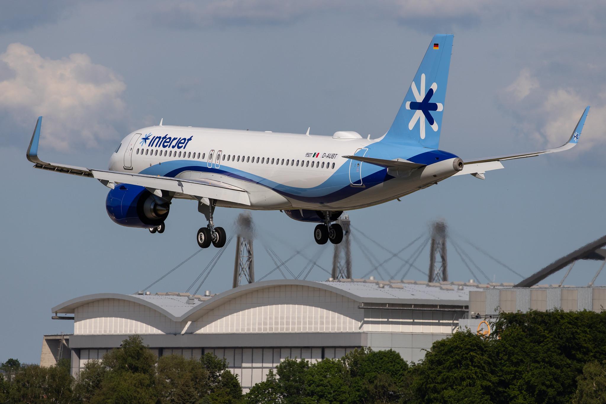 Hamburg Airport: Interjet (4O / AIJ) |  Airbus A320-251N A20N | D-AUBT | MSN 9507