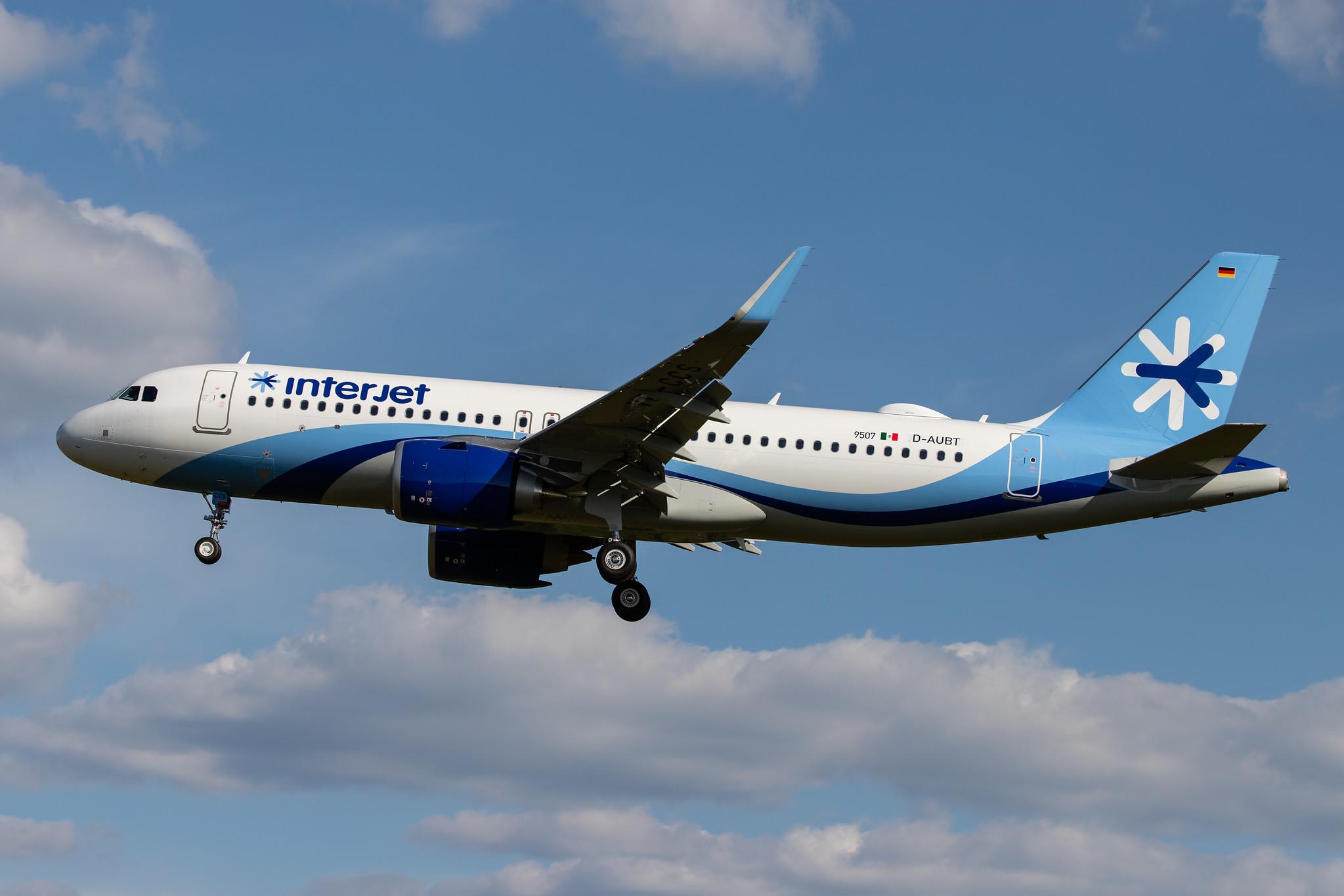 Hamburg Airport: Interjet (4O / AIJ) |  Airbus A320-251N A20N | D-AUBT | MSN 9507