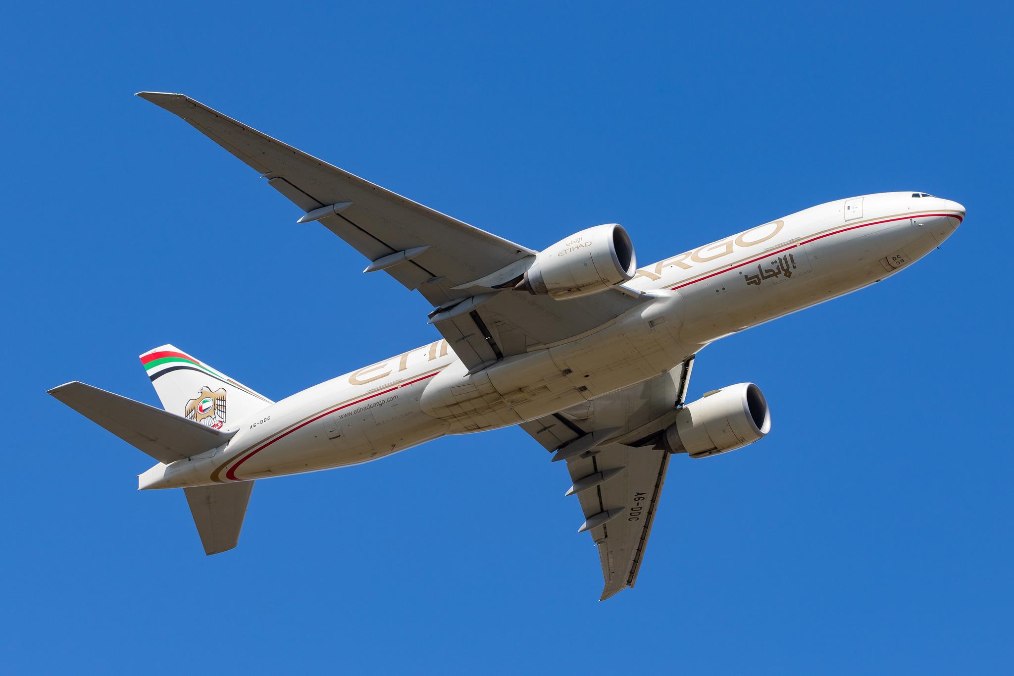 Frankfurt Airport: Etihad Cargo (EY / ETD) | Operator: Etihad Airways |  Boeing 777-FFX B77L | A6-DDC | MSN 39691