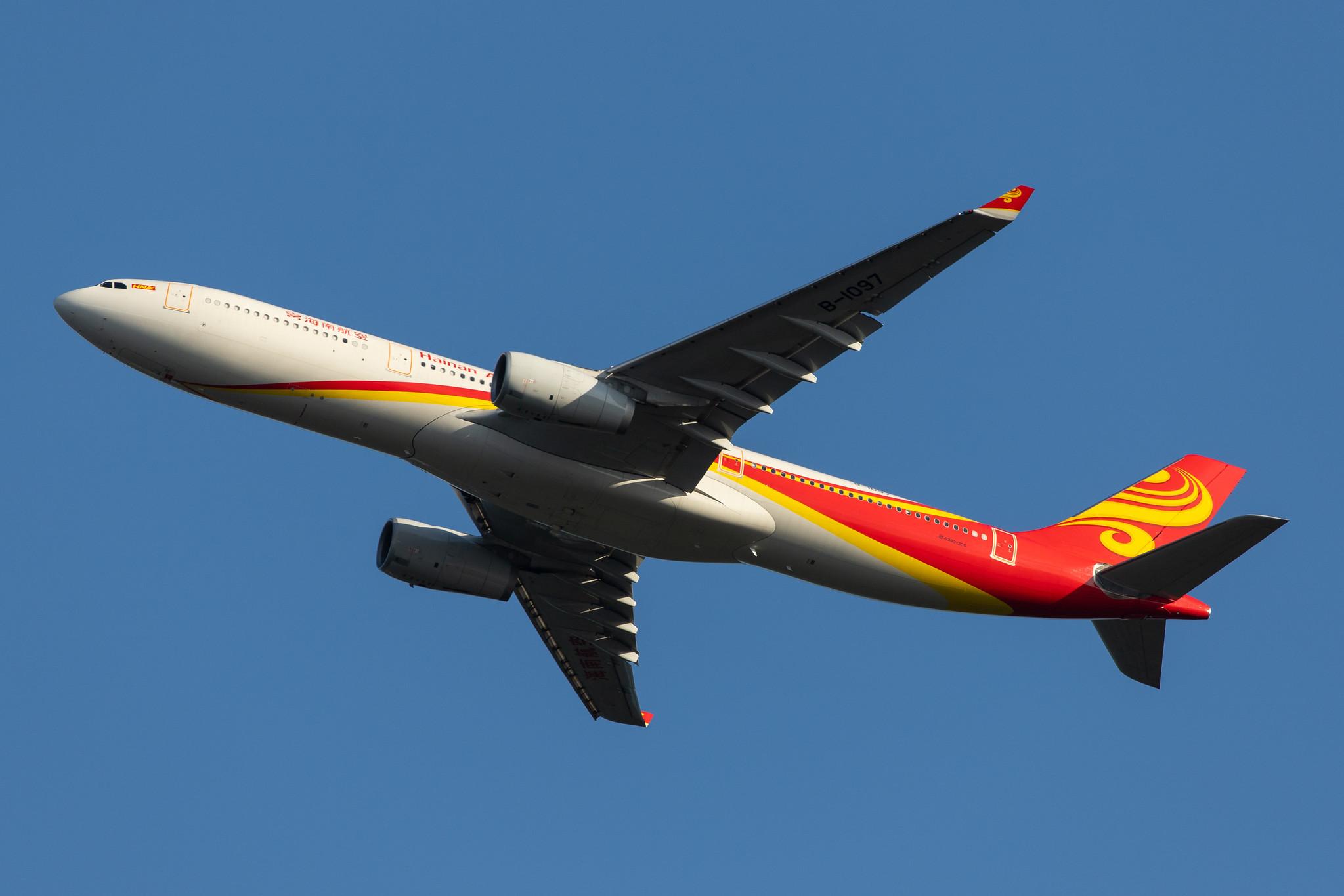 Frankfurt Airport: Hainan Airlines (HU / CHH) |  Airbus A330-343 A333 | B-1097 | MSN 1860