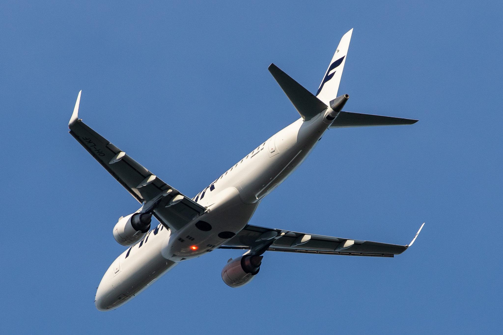 Frankfurt Airport: Finnair (AY / FIN) | Operator: NORRA |  Embraer E190LR E190 | OH-LKF | MSN 19000066