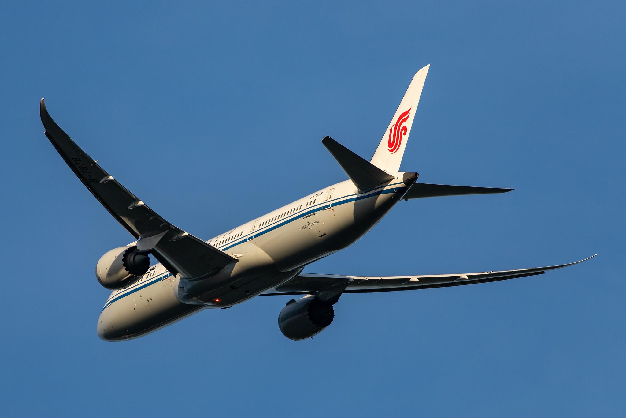 Frankfurt Airport: Air China (CA / CCA) |  Boeing 787-9 Dreamliner B789 | B-7878 | MSN 34306