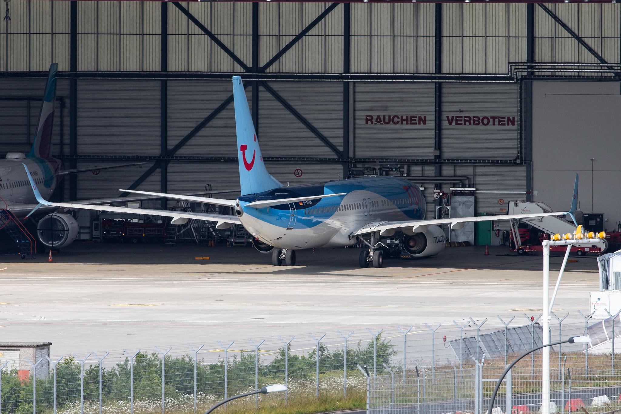 Hamburg Airport: TUI (X3 / TUI) | Operator: TUI fly |  Boeing 737-8K5 B738 | D-ATUA | MSN 37245