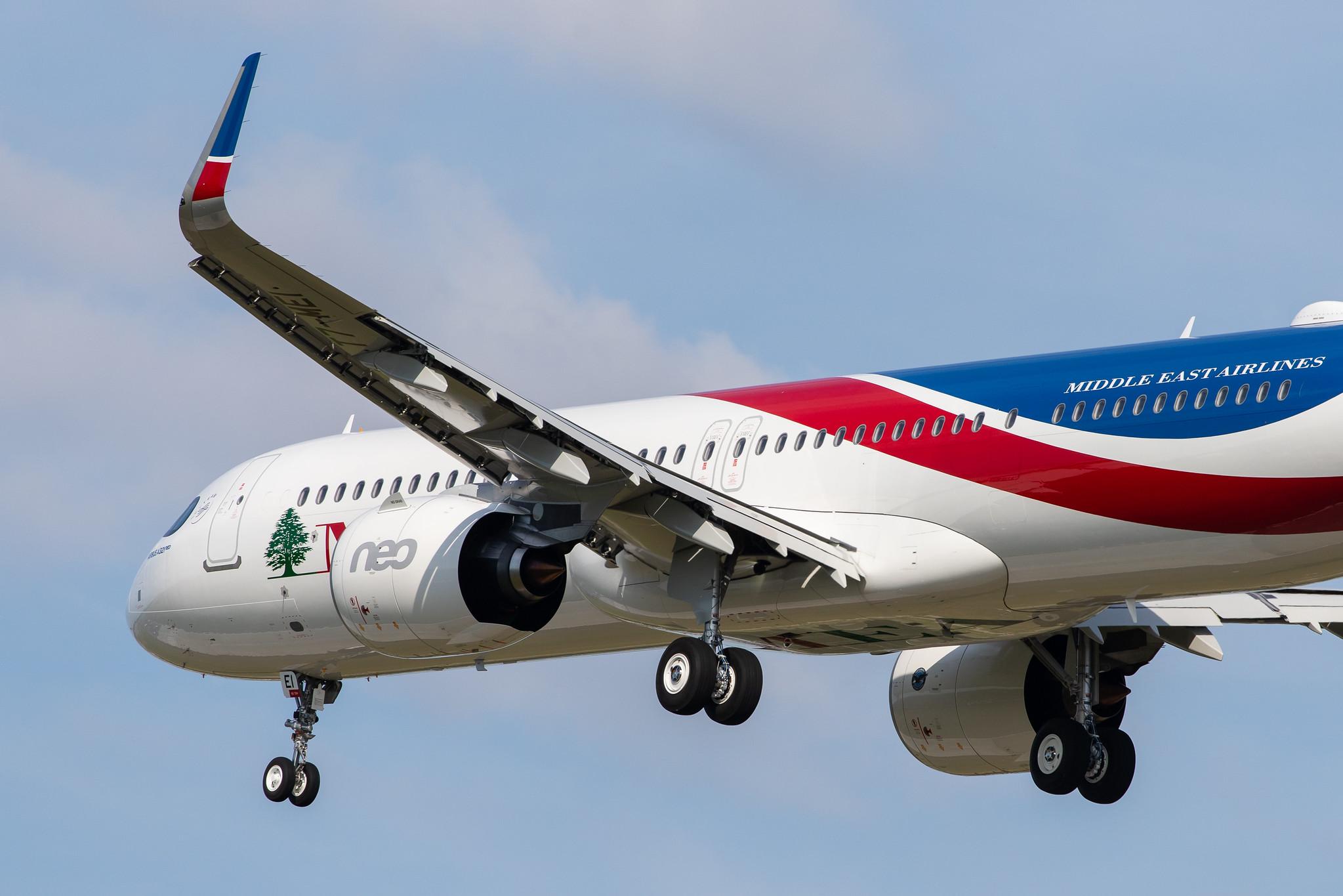 Hamburg Airport: MEA - Middle East Airlines  (ME / MEA) |   Airbus A321-271NX A21N | D-AVXK (T7-ME1) | MSN 9427