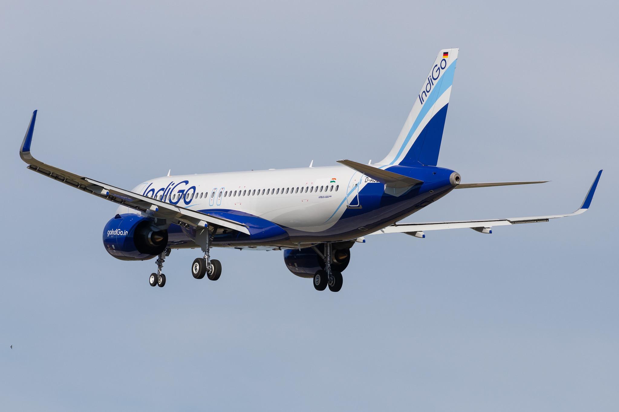 Hamburg Airport: IndiGo (6E / IGO) |   Airbus A320-271N A20N | D-AUBI | MSN 9471