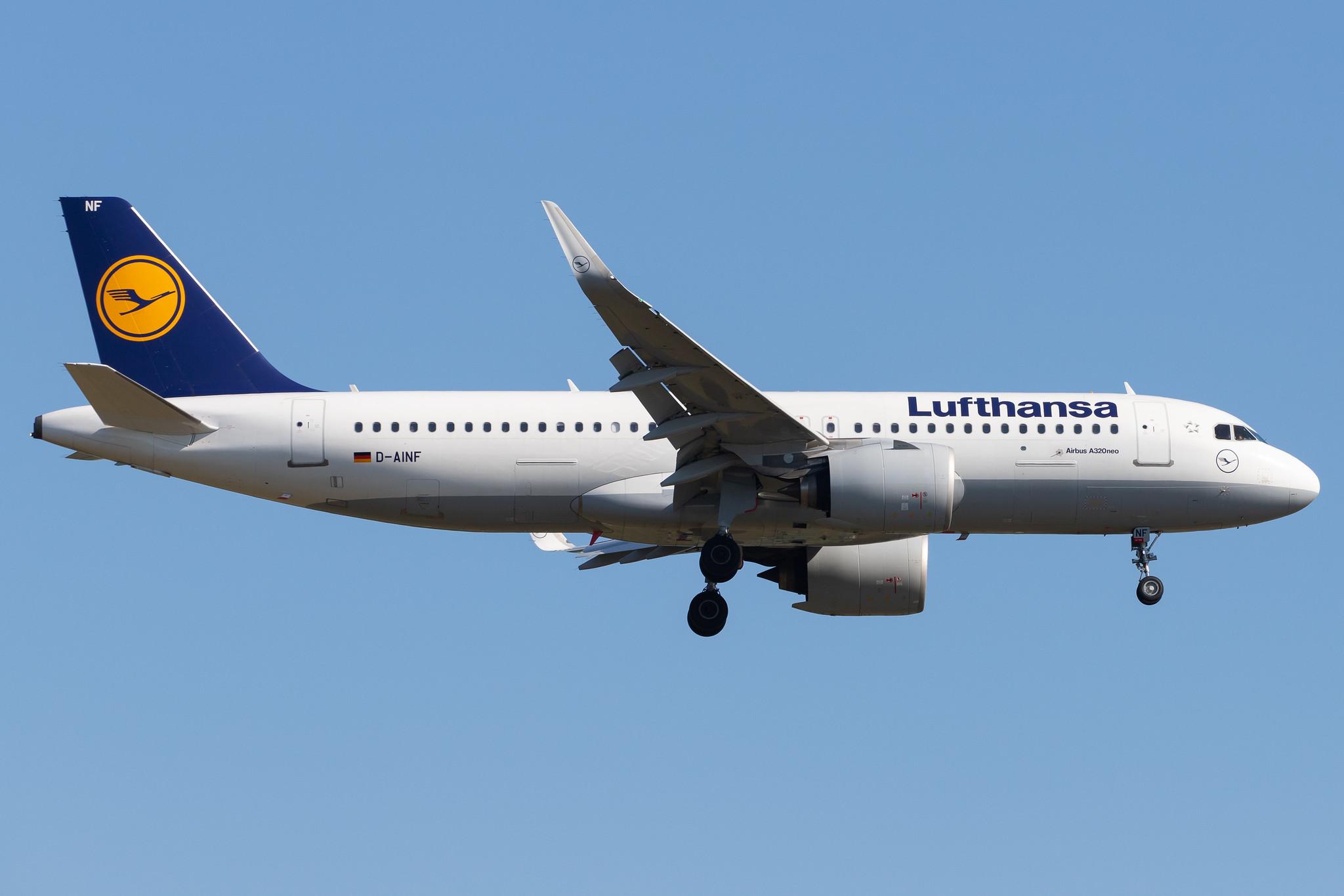Frankfurt Airport: Lufthansa (LH / DLH) |  Airbus A320-271N A20N | D-AINF | MSN 7577