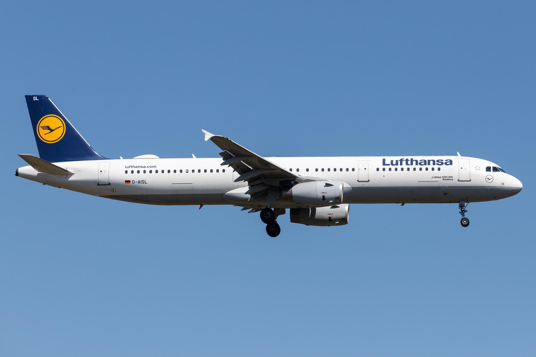 Frankfurt Airport: Lufthansa (LH / DLH) |  Airbus A321-231 A321 | D-AISL | MSN 3434