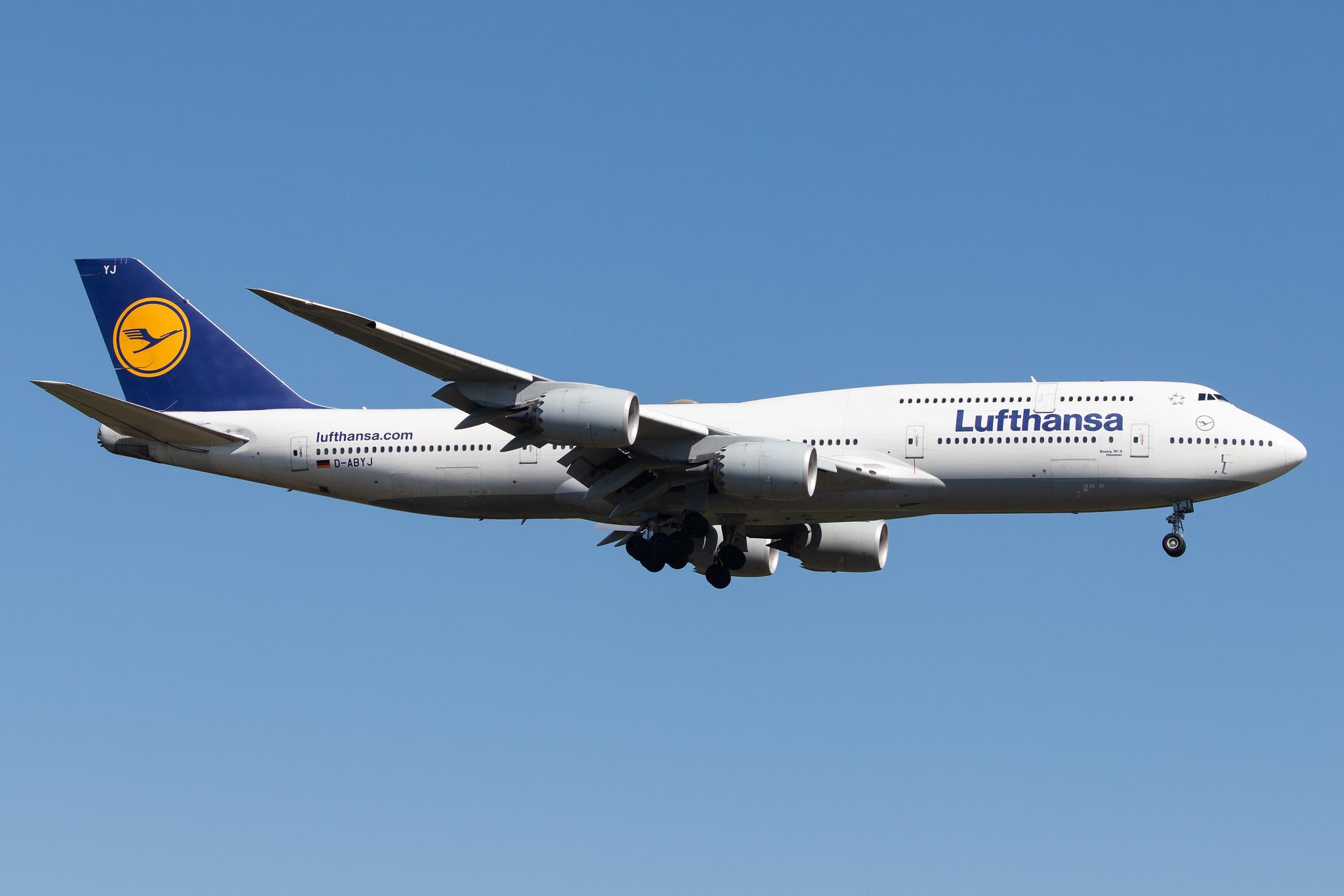 Frankfurt Airport: Lufthansa (LH / DLH) |  Boeing 747-830 B748 | D-ABYJ | MSN 37834