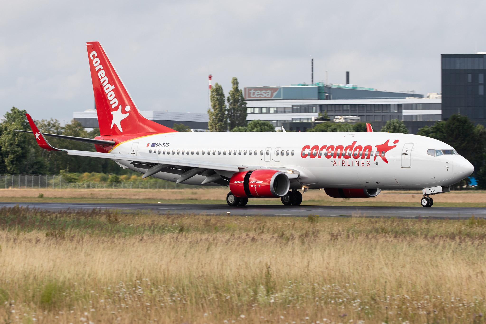 Hamburg Airport: Corendon Airlines (XC / CAI) | Operator: Corendon Airlines Europe |  Boeing 737-84P B738 | 9H-TJD | MSN 35077