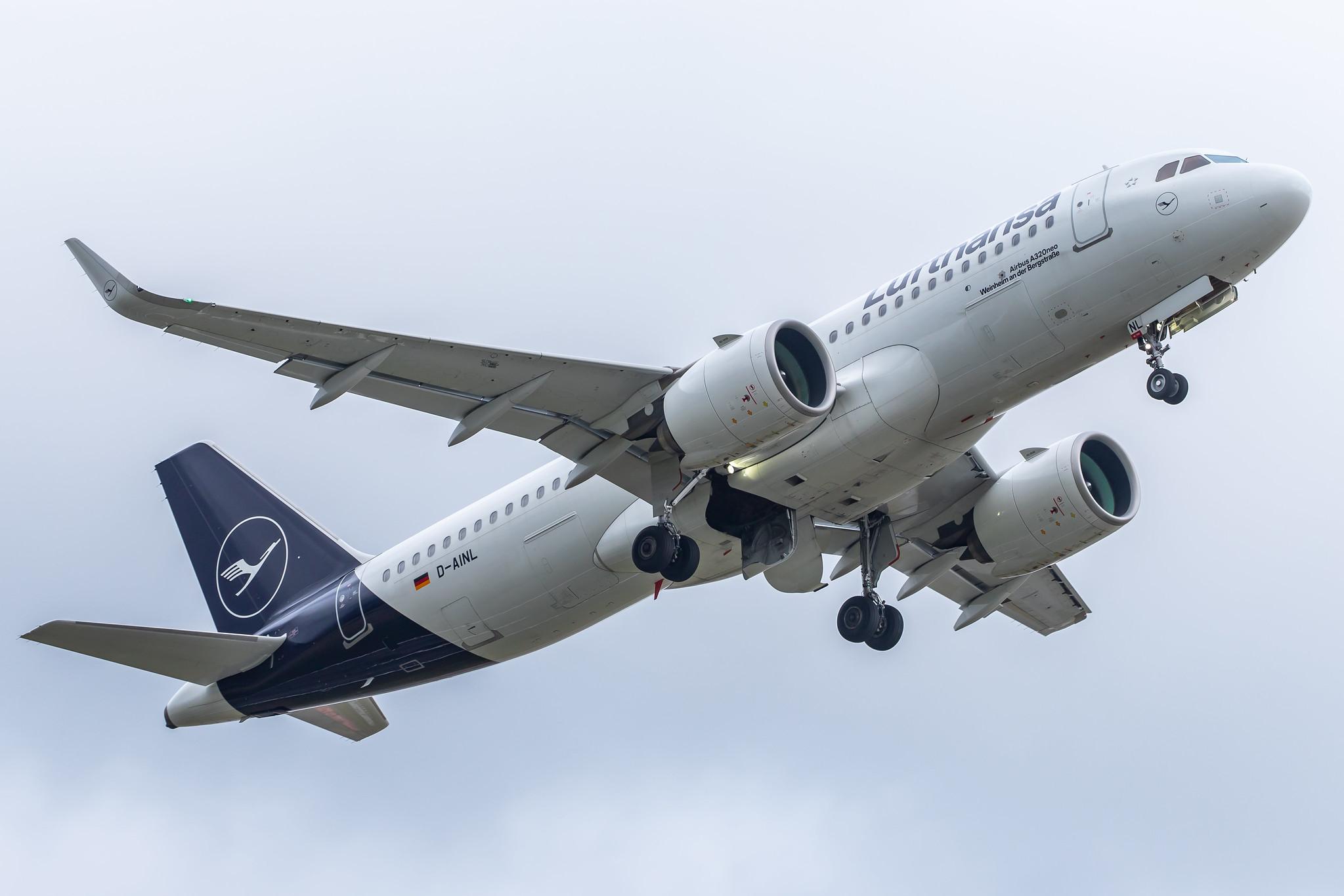 Hamburg Airport: Lufthansa (LH / DLH) |  Airbus A320-271N A20N | D-AINL | MSN 8383