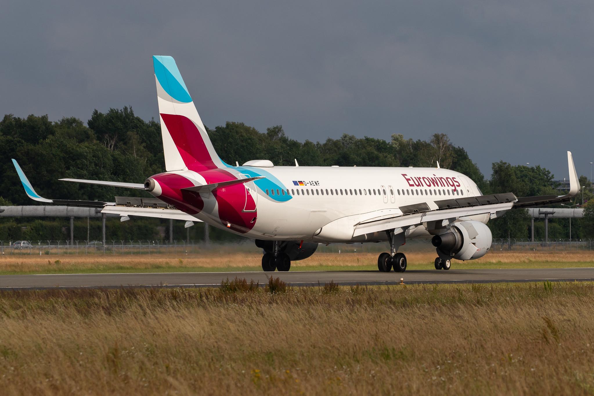 Hamburg Airport: Eurowings (EW / EWG) |  Airbus A320-214 A320 | D-AEWF | MSN 7087
