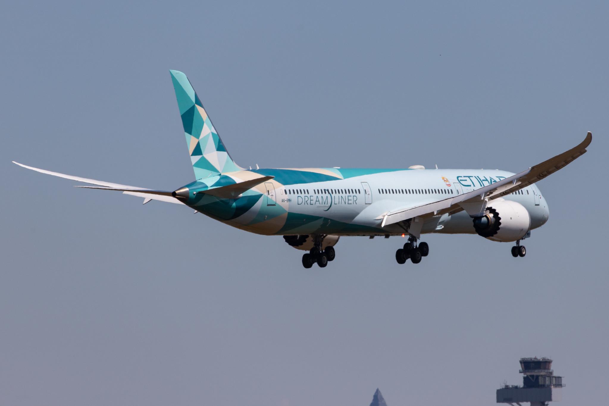 Frankfurt Airport: Etihad (EY / ETD) |  Livery: Greenliner Livery | Operator: Etihad Airways |  Boeing 787-10 Dreamliner B78X | A6-BMH | MSN 60765