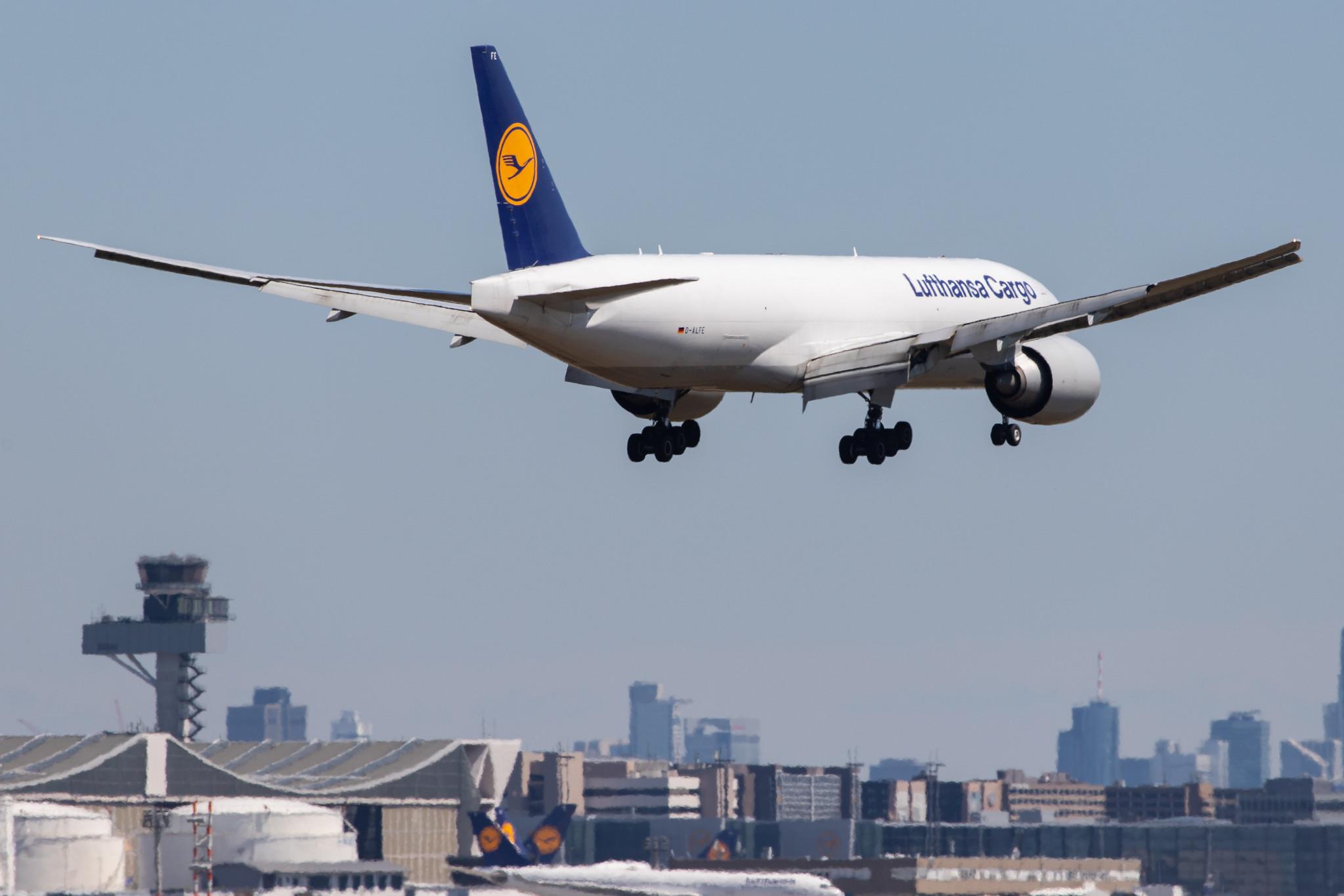 Frankfurt Airport: Lufthansa Cargo (/ GEC) |  Boeing 777-FBT B77L | D-ALFE | MSN 41678