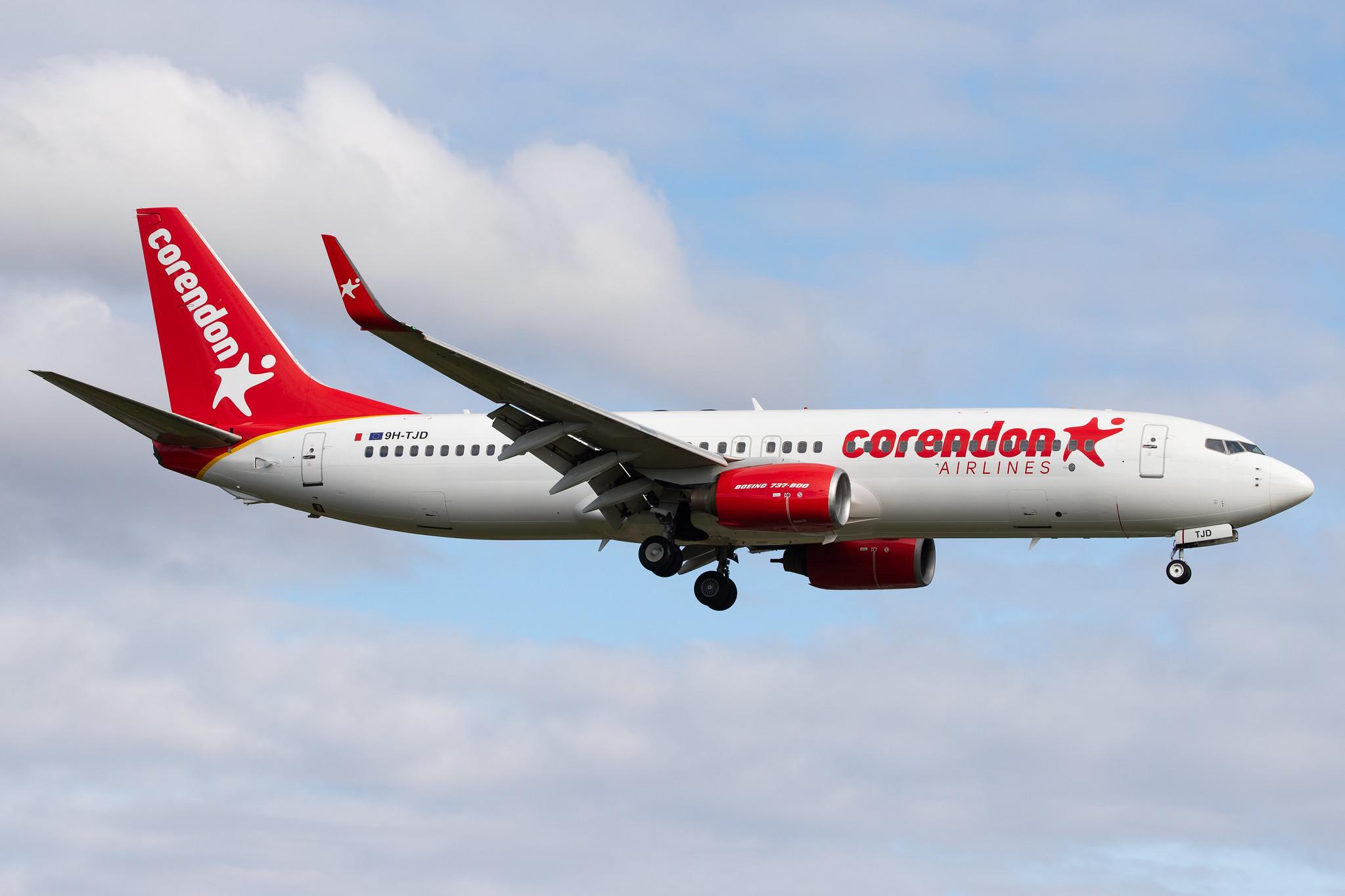 Hamburg Airport: Corendon Airlines (XC / CAI) | Operator: Corendon Airlines Europe |  Boeing 737-84P B738 | 9H-TJD | MSN 35077
