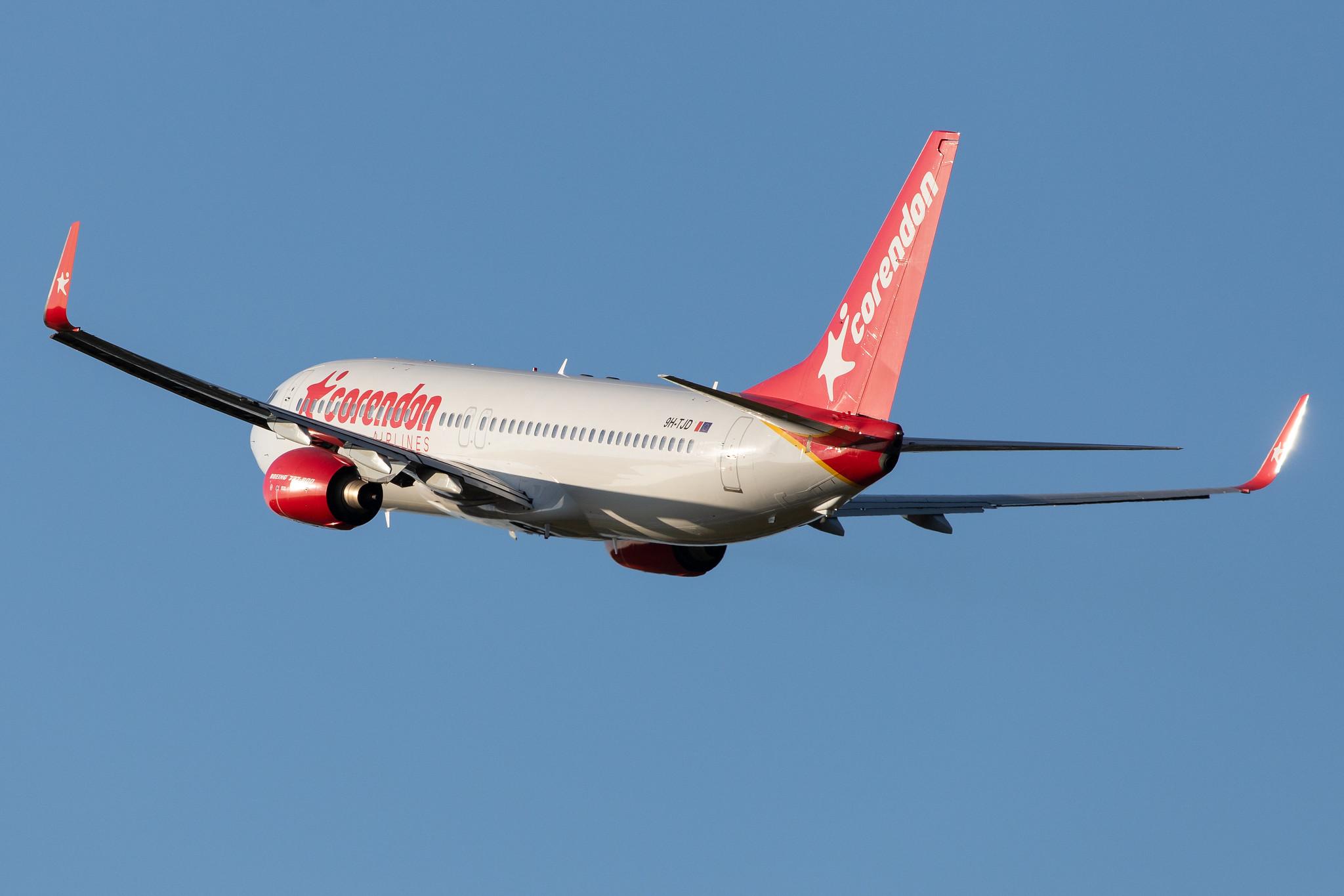 Hamburg Airport: Corendon Airlines (XC / CAI) | Operator: Corendon Airlines Europe |  Boeing 737-84P B738 | 9H-TJD | MSN 35077