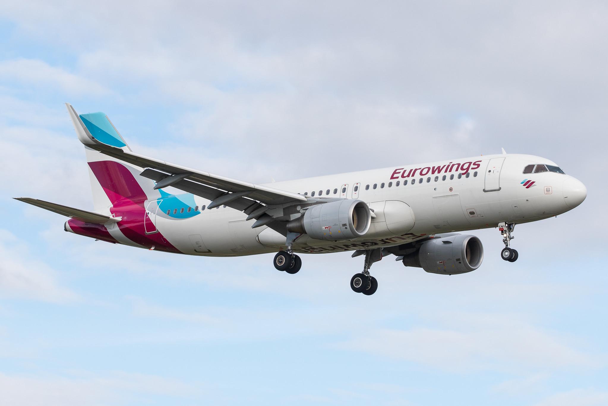 Hamburg Airport: Eurowings (EW / EWG) |  Airbus A320-214 A320 | D-AEWV | MSN 7545