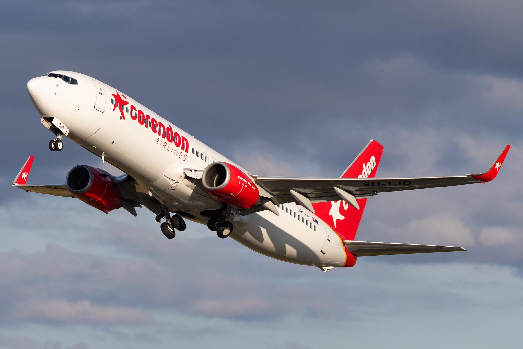 Hamburg Airport: Corendon Airlines (XC / CAI) | Operator: Corendon Airlines Europe |  Boeing 737-84P B738 | 9H-TJD | MSN 35077