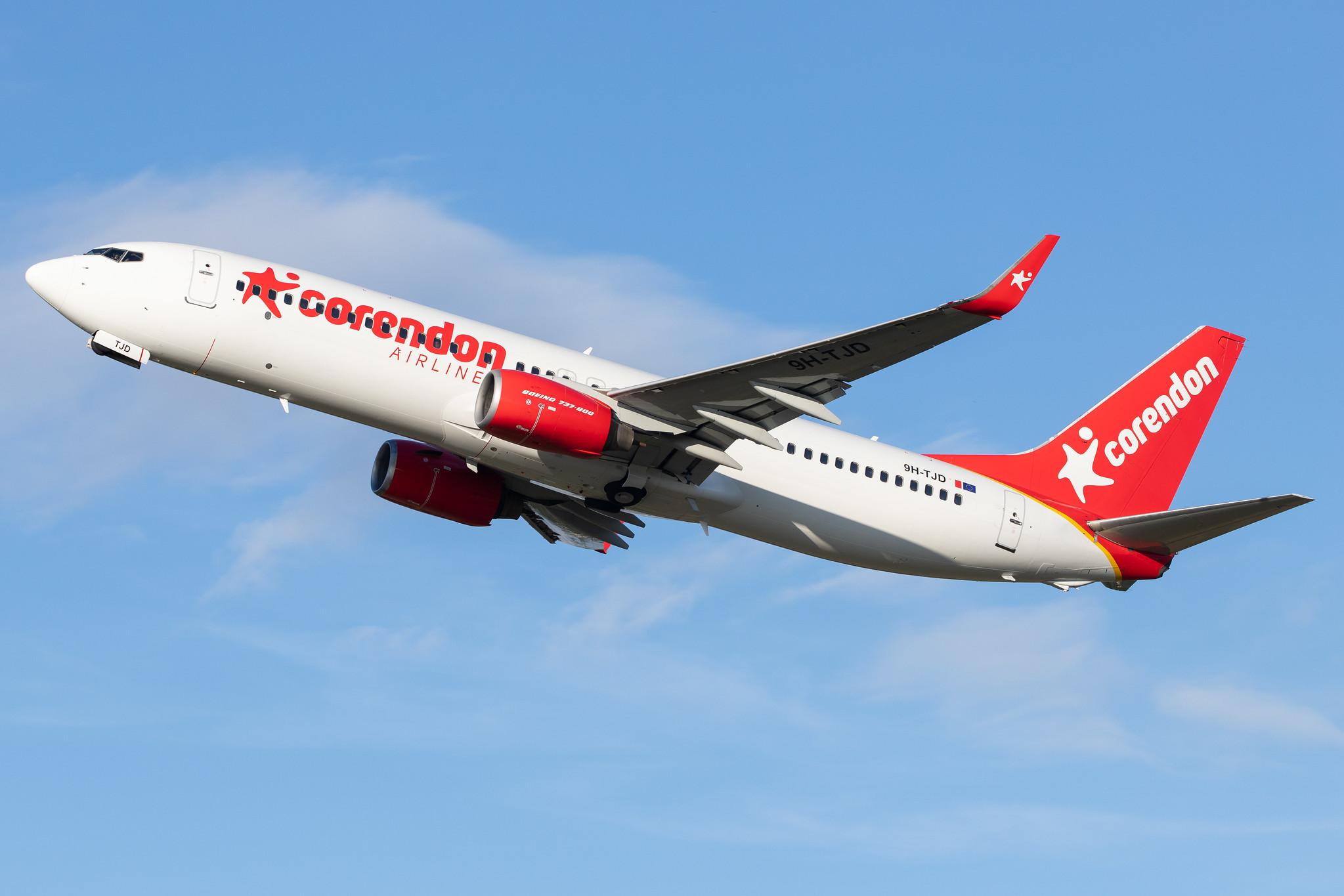 Hamburg Airport: Corendon Airlines (XC / CAI) | Operator: Corendon Airlines Europe |  Boeing 737-84P B738 | 9H-TJD | MSN 35077