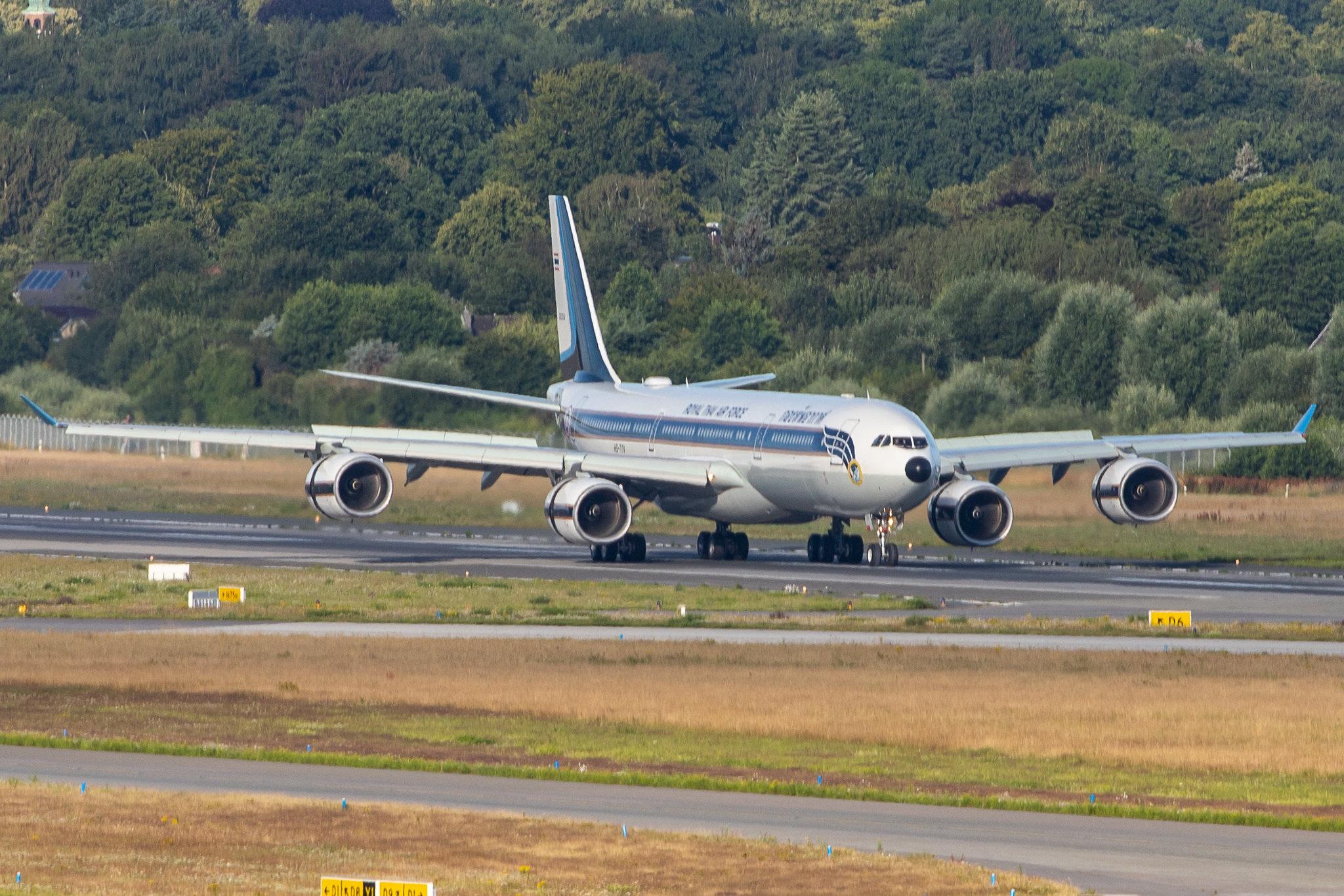 Hamburg Airport: Royal Thai Air Force |  Airbus A340-541 A345 | HS-TYV | MSN 0698