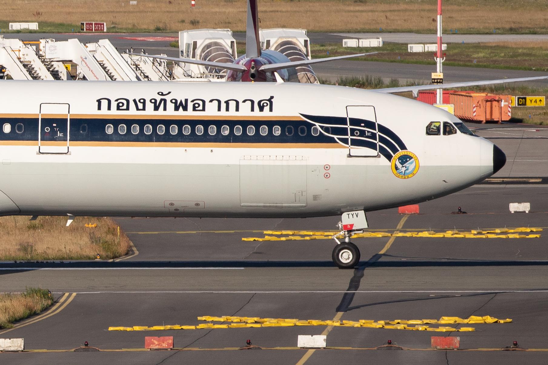 Hamburg Airport: Royal Thai Air Force |  Airbus A340-541 A345 | HS-TYV | MSN 0698