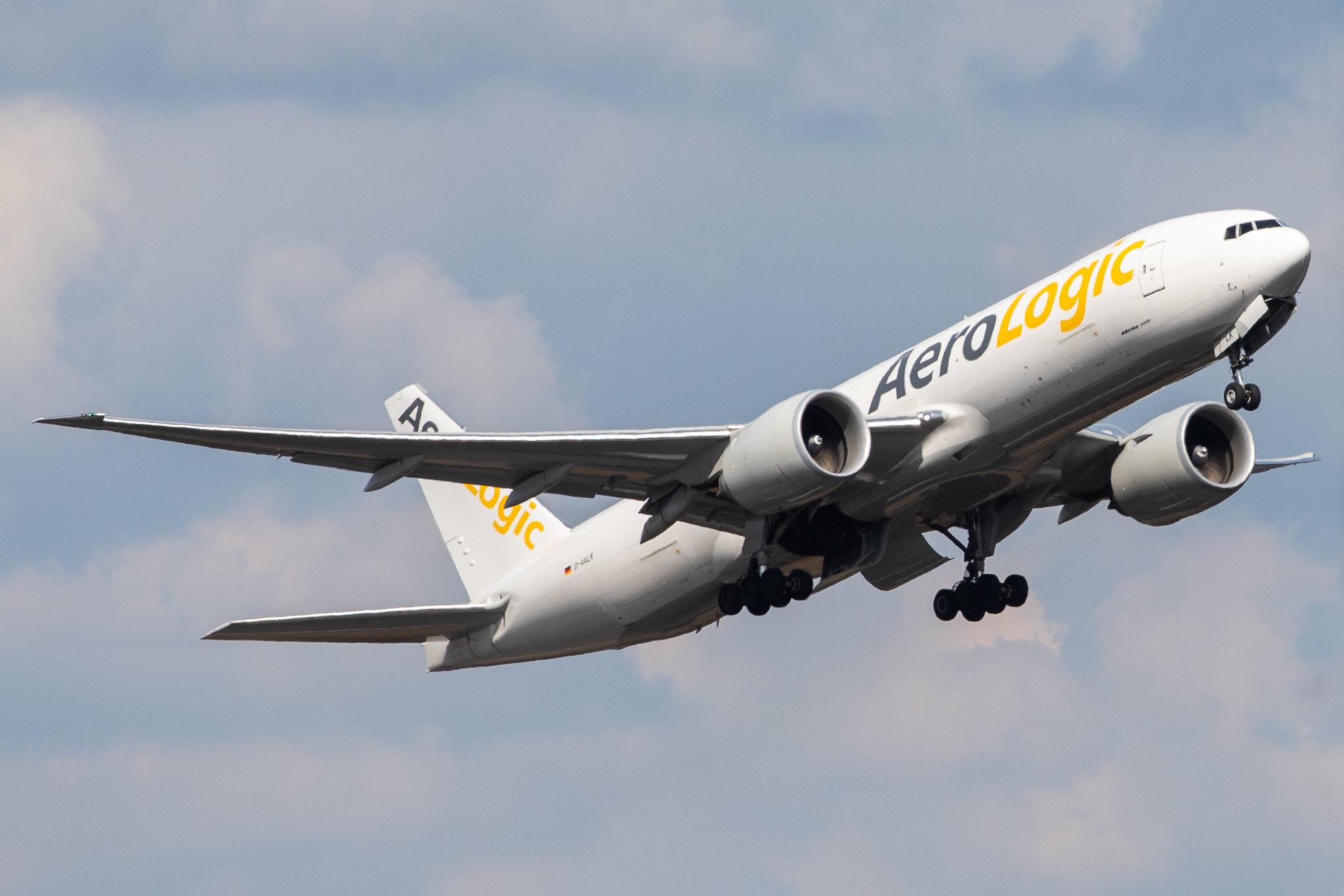 Frankfurt Airport: AeroLogic (3S / BOX) |  Boeing 777-FBT B77L | D-AALK | MSN 66164