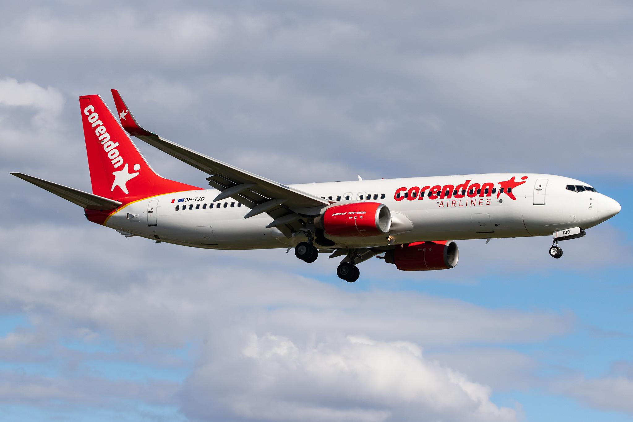 Hamburg Airport: Corendon Airlines (XC / CAI) | Operator: Corendon Airlines Europe |  Boeing 737-84P B738 | 9H-TJD | MSN 35077