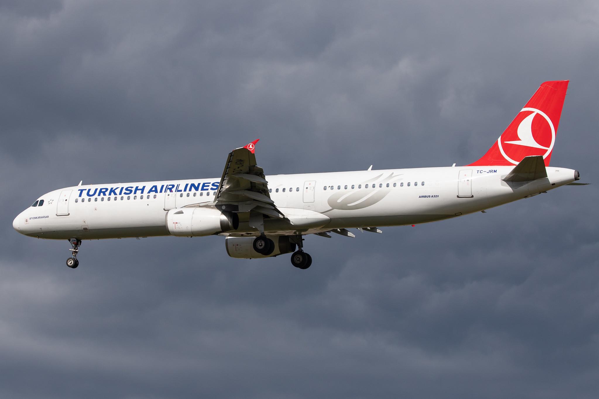 Hamburg Airport: Turkish Airlines (TK / THY) |  Airbus A321-231 A321 | TC-JRM | MSN 4643
