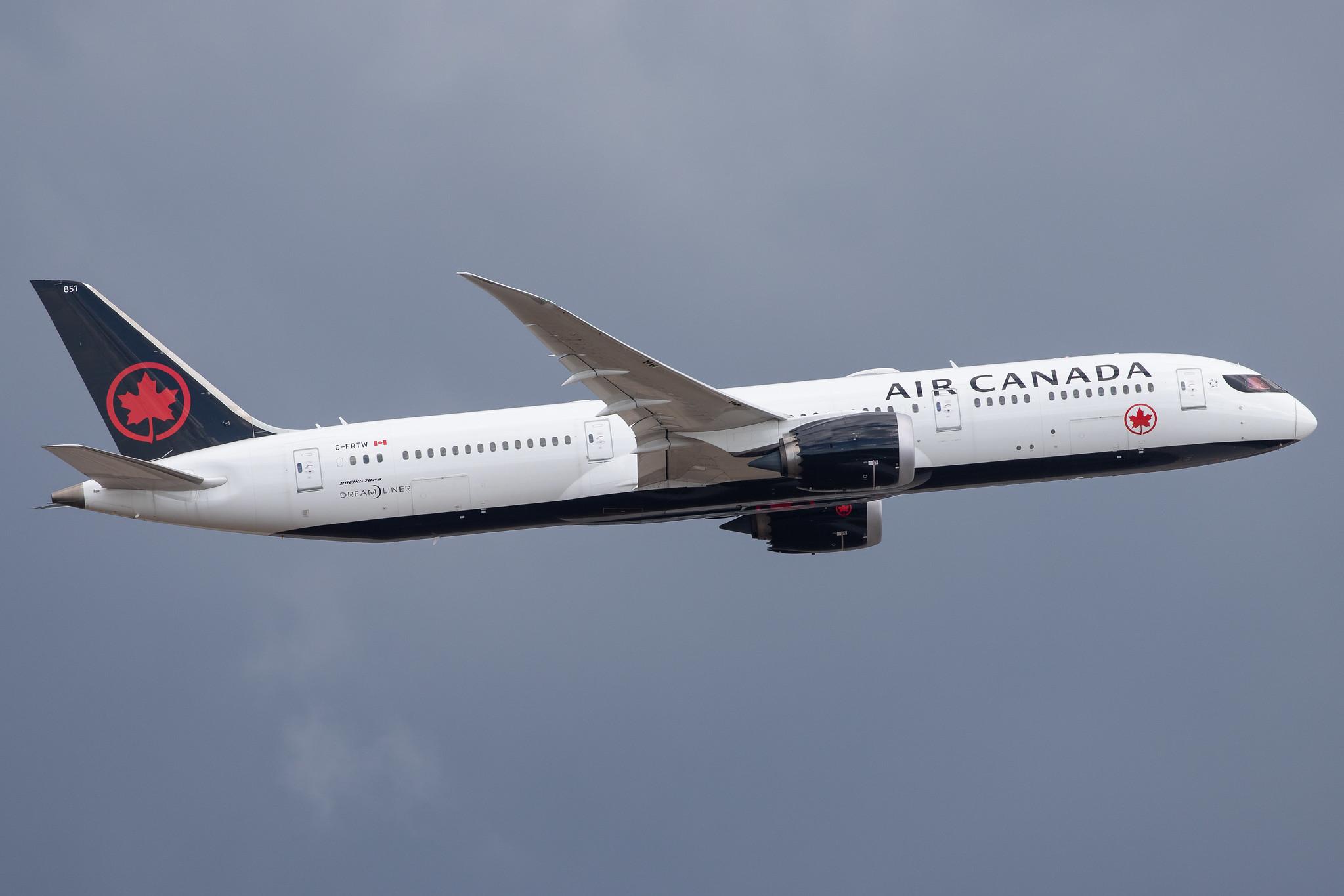 Frankfurt Airport: Air Canada (AC / ACA) |  Boeing 787-9 Dreamliner B789 | C-FRTW | MSN 37179