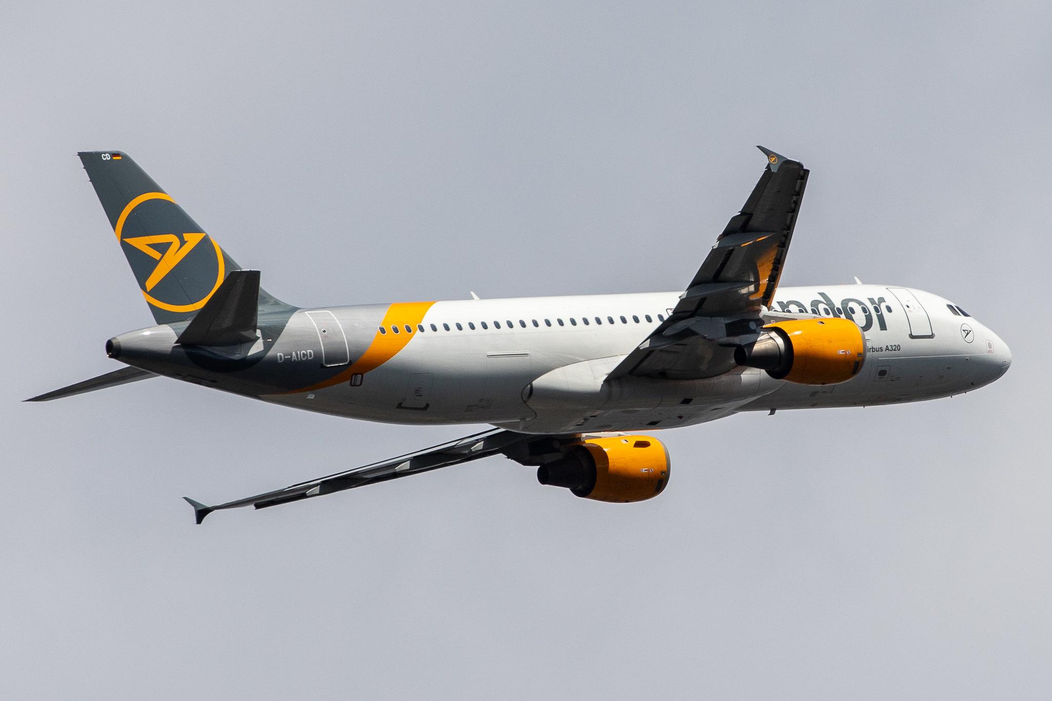Frankfurt Airport: Condor (DE / CFG) |  Airbus A320-212 A320 | D-AICD | MSN 0884