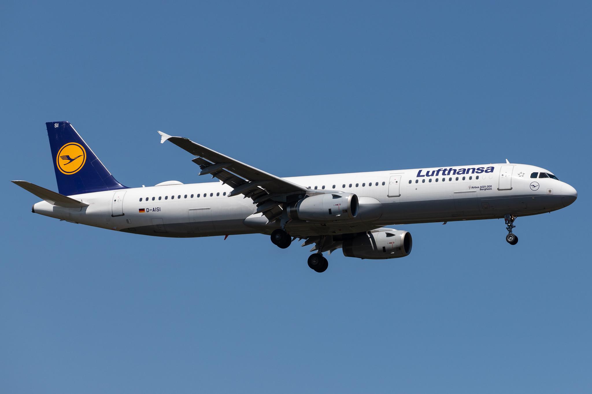 Frankfurt Airport: Lufthansa (LH / DLH) |  Airbus A321-231 A321 | D-AISI | MSN 3339