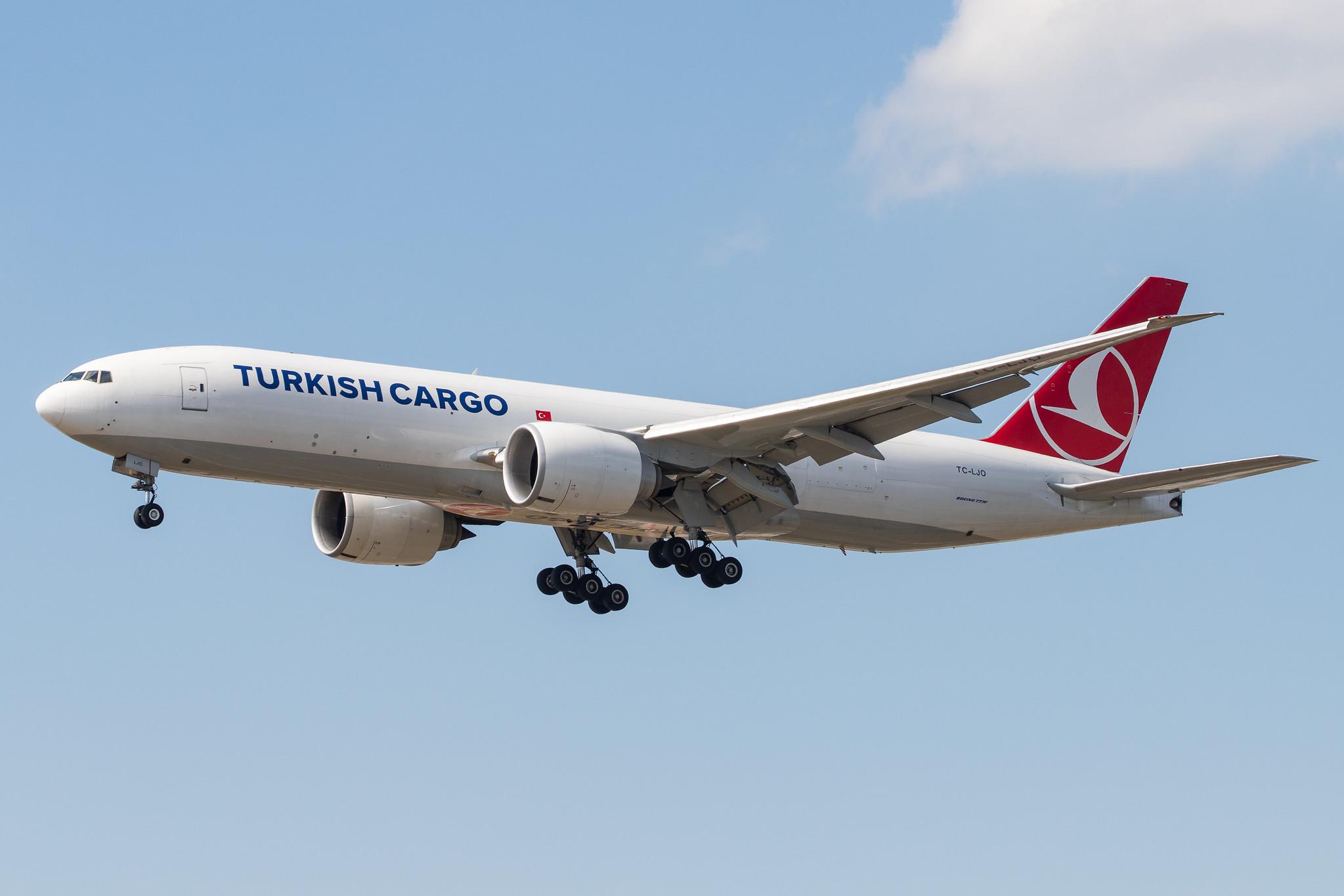 Frankfurt Airport: Turkish Cargo (TK / THY) | Operator: Turkish Airlines |  Boeing 777-FF2 B77L | TC-LJO | MSN 65743